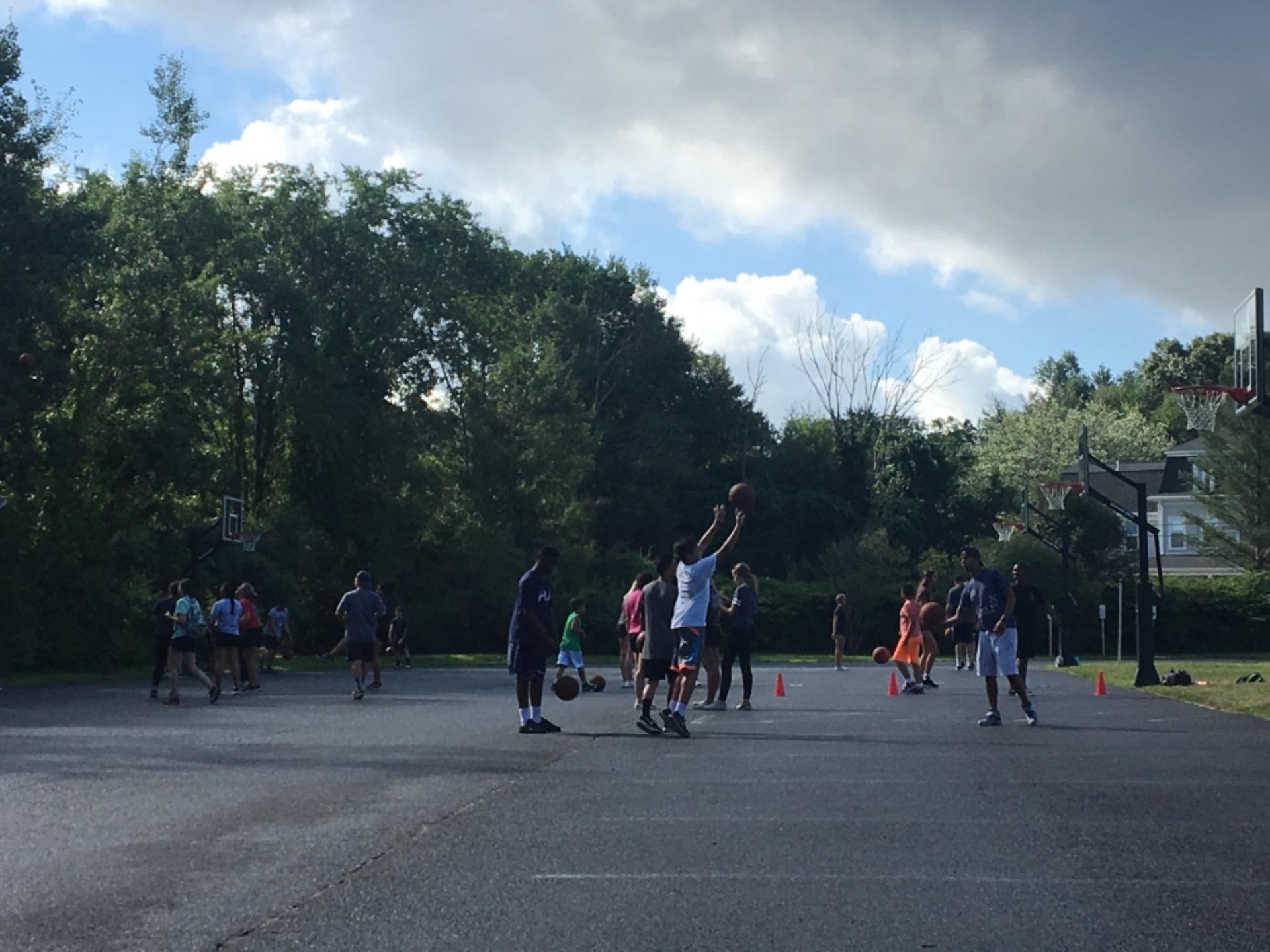 Basketball clinic day 2