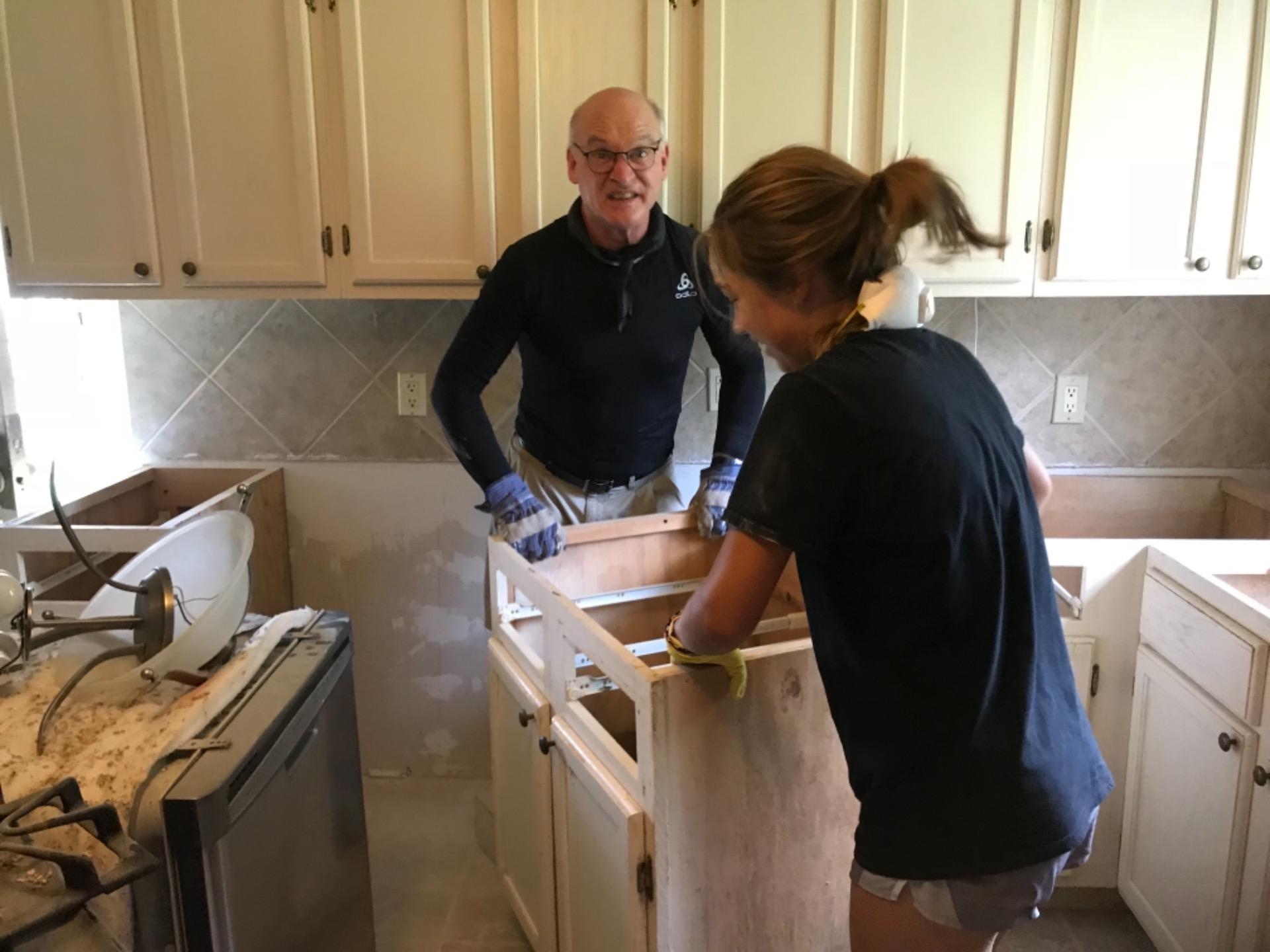 Installing Cabinets 