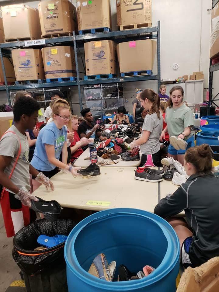 Last day sorting shoes