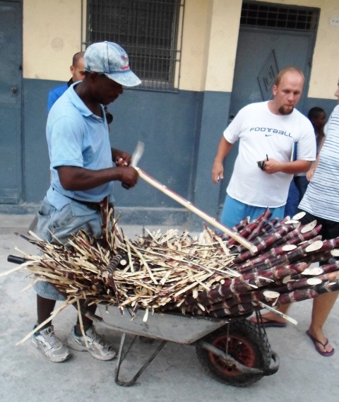 Sugar Cane Vendor