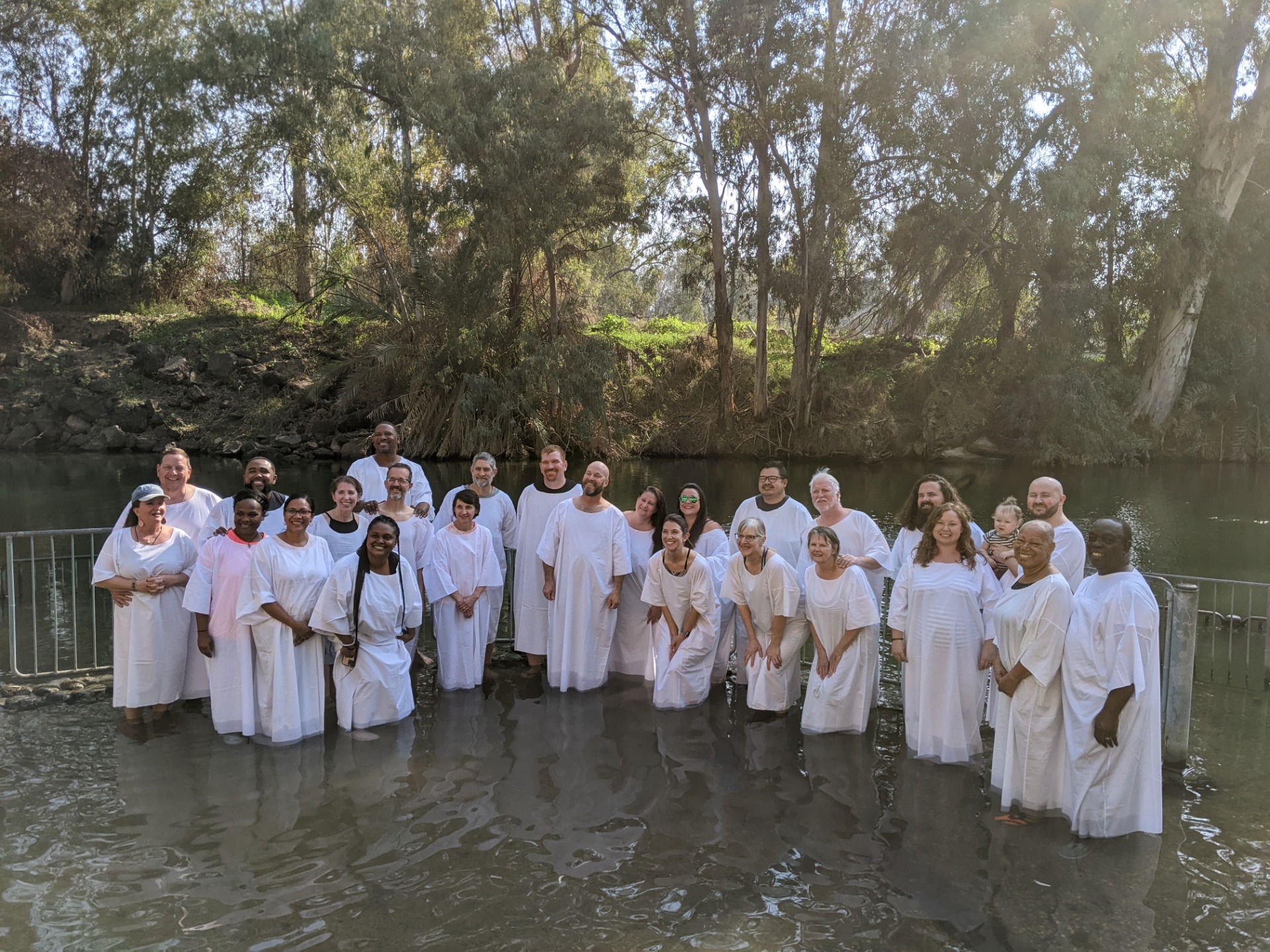 Baptisms at the Jordan River