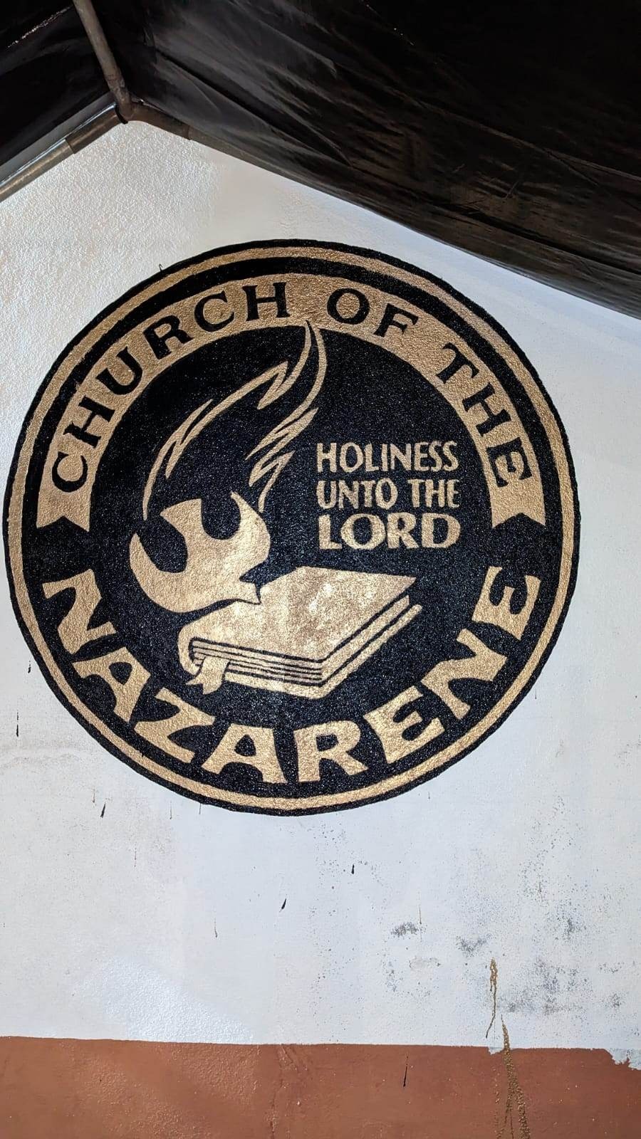 Church Logo completely  Painted