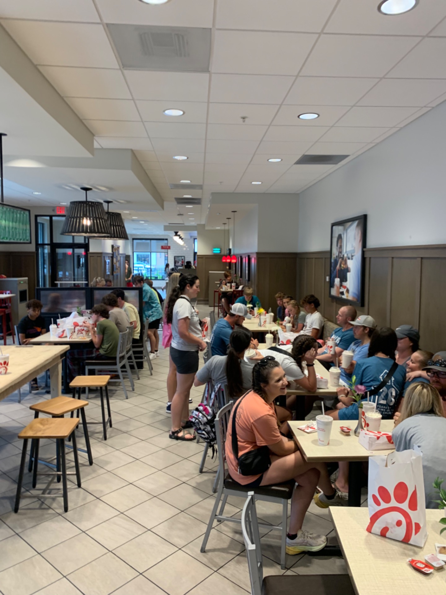 Dinner at Chick- Fil-A