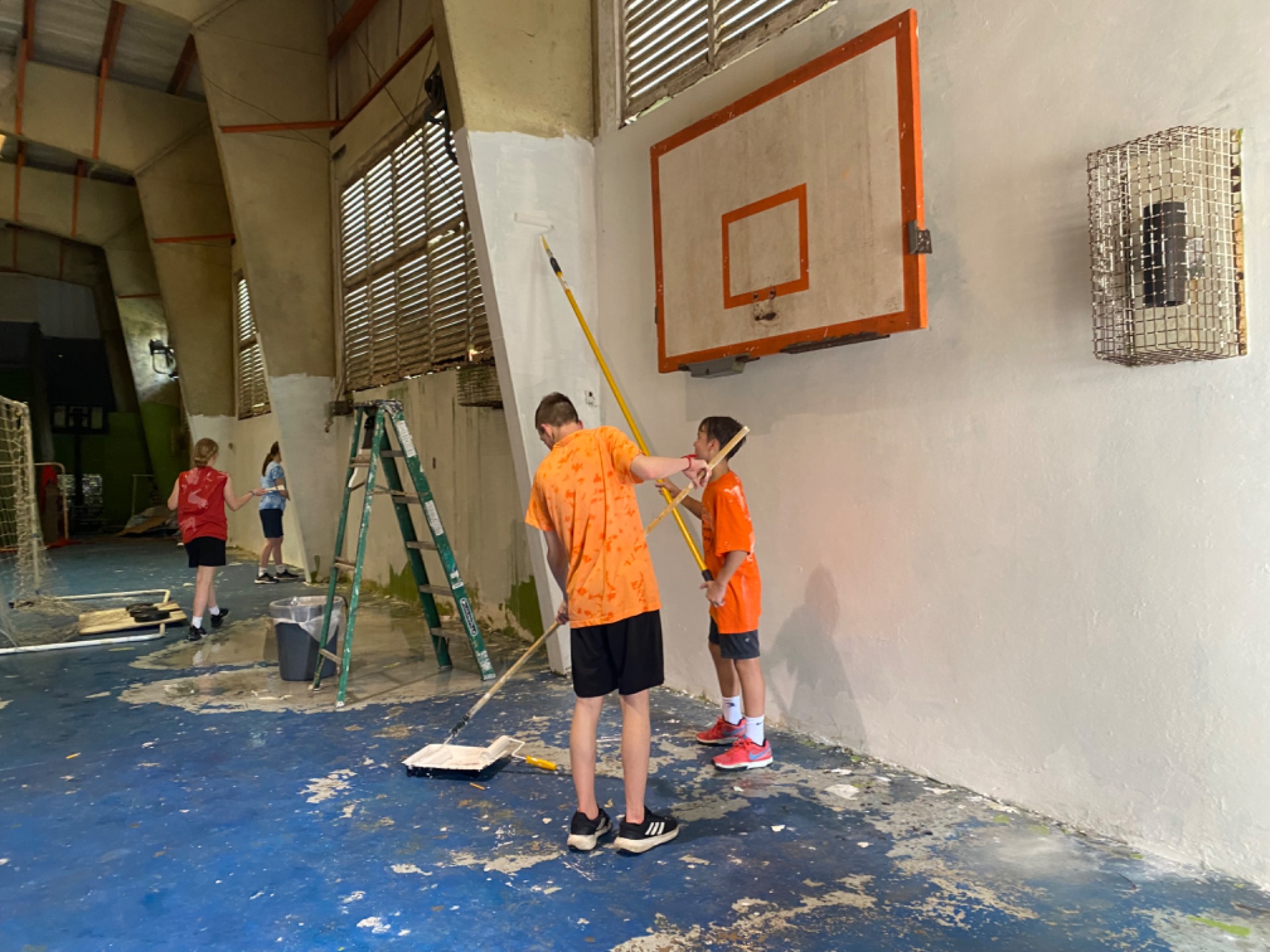 Painting Project - Basketball Court Yard Part 2