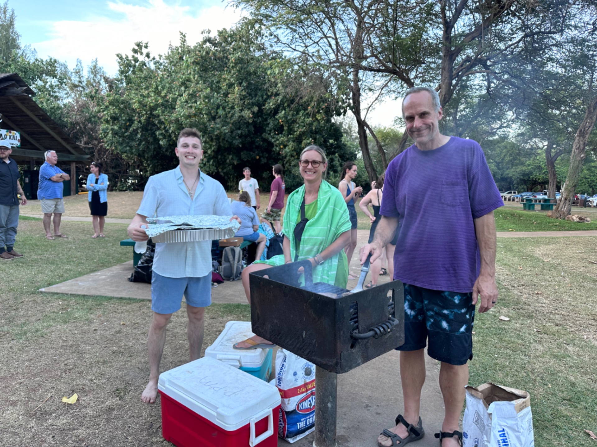 Grillin’ up Burgers and Dogs!