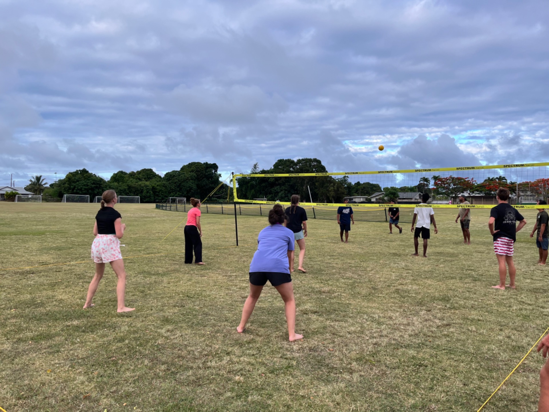 Food, Volleys, and Fellowship