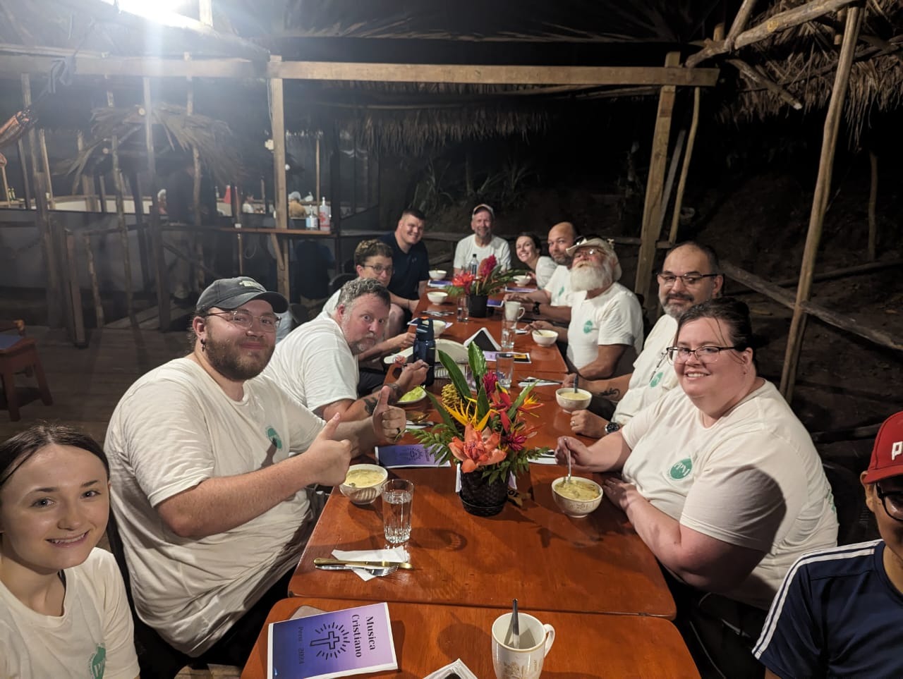 Dinner in the Jungle Lodge