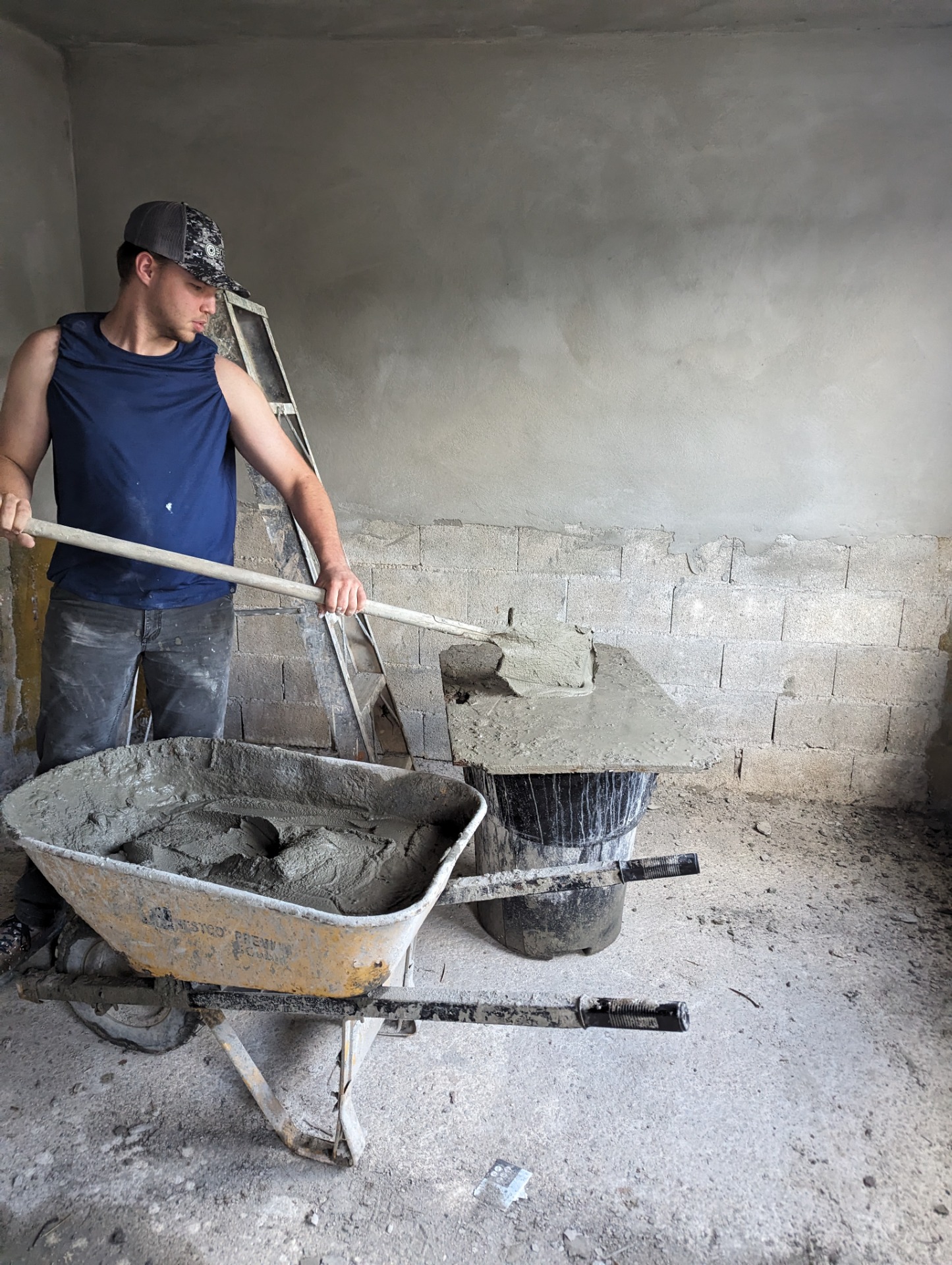 Plastering the Inside Rooms 