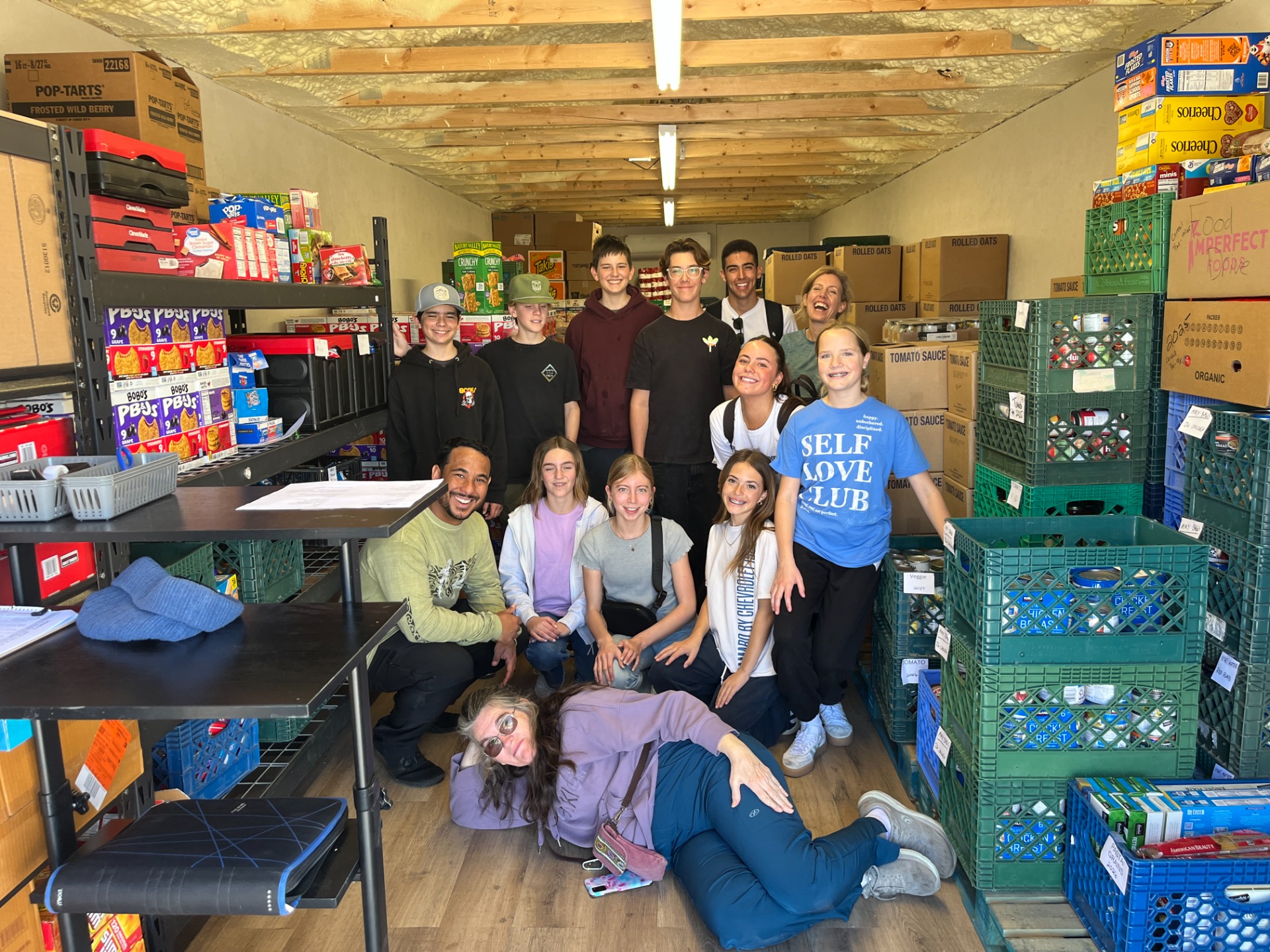 Group 6 at Resources Food Bank