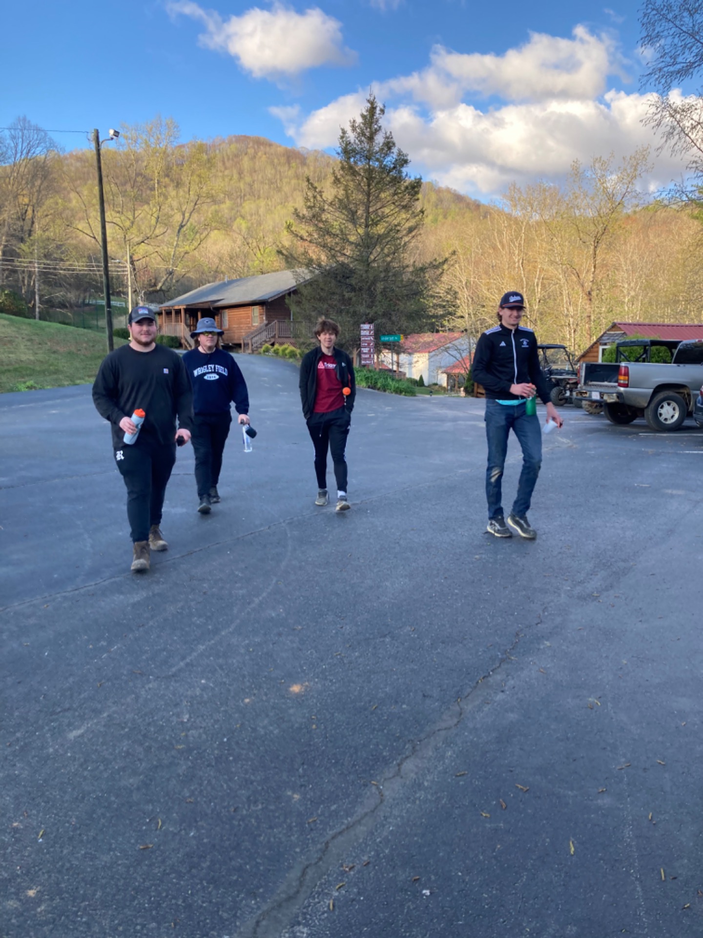 Departing Camp for the Day