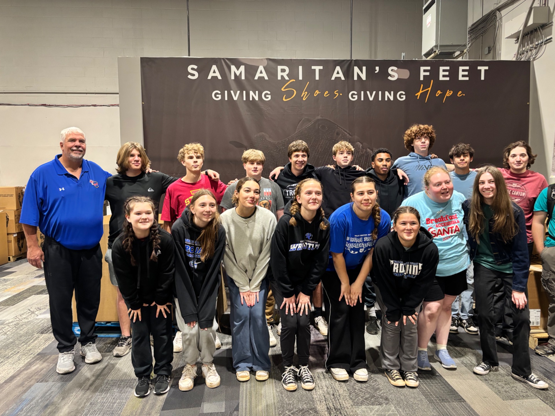Walking alongside Samaritans feet   
