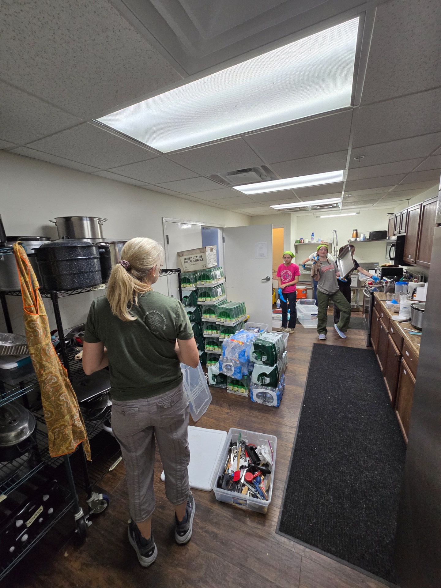 Deep cleaning at Harmony house