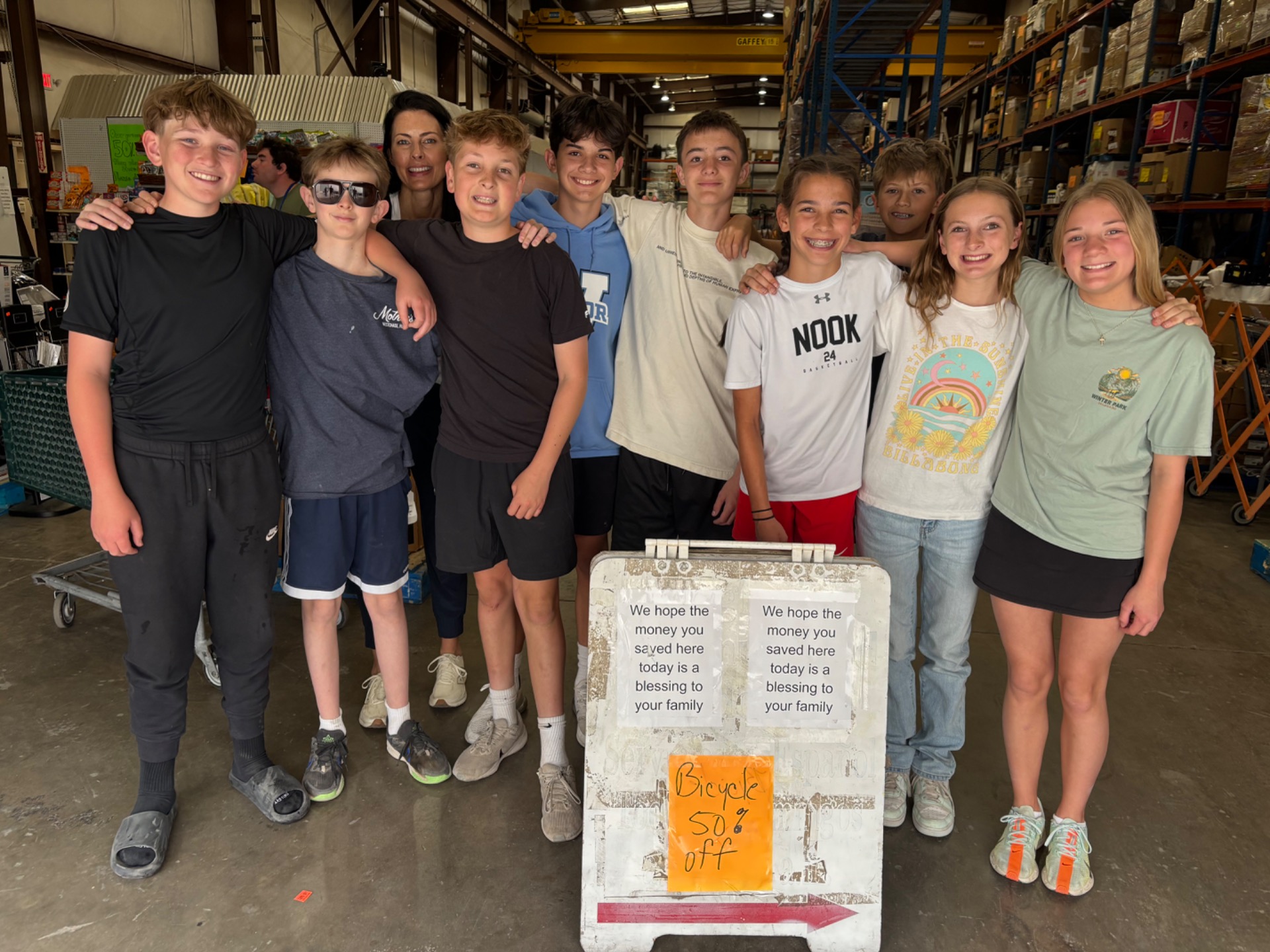 Serving others with smiles!