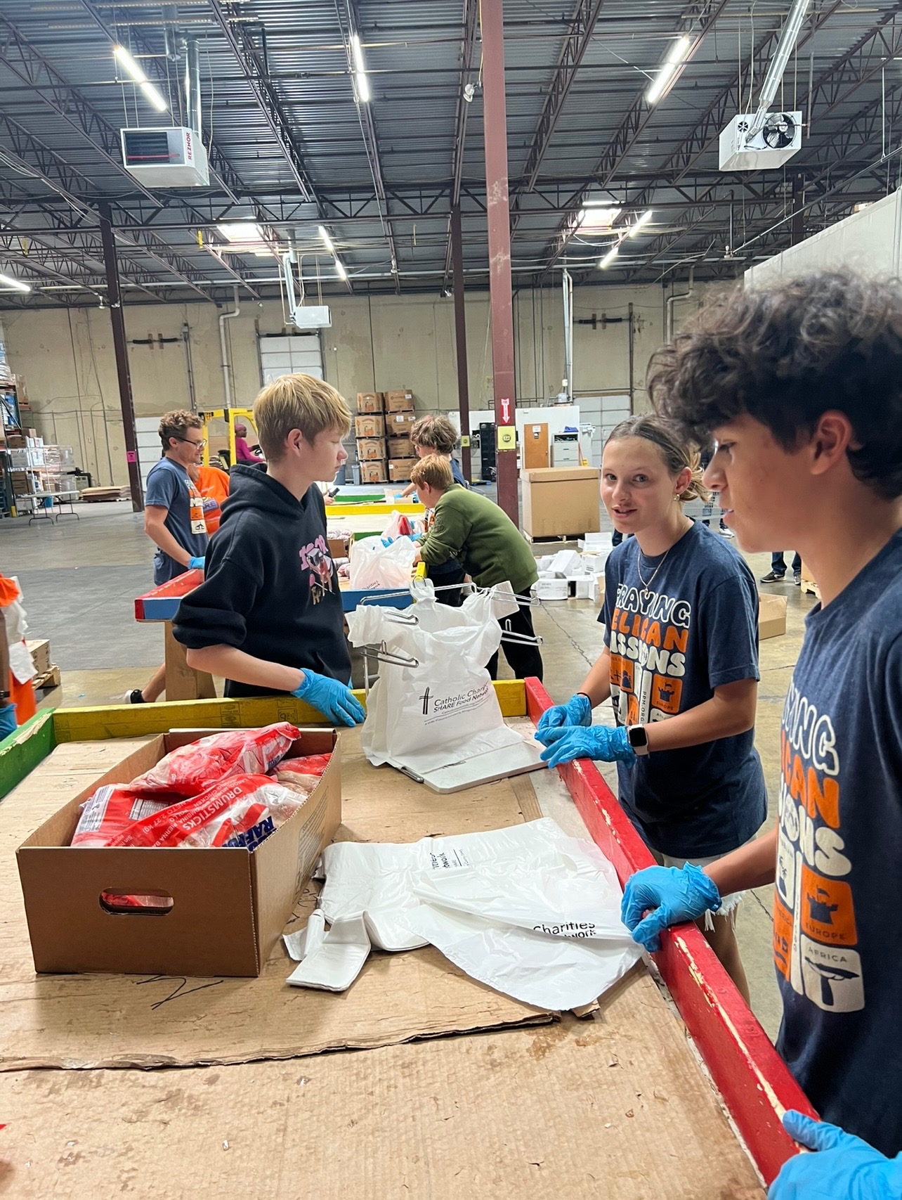 Bagging Food!