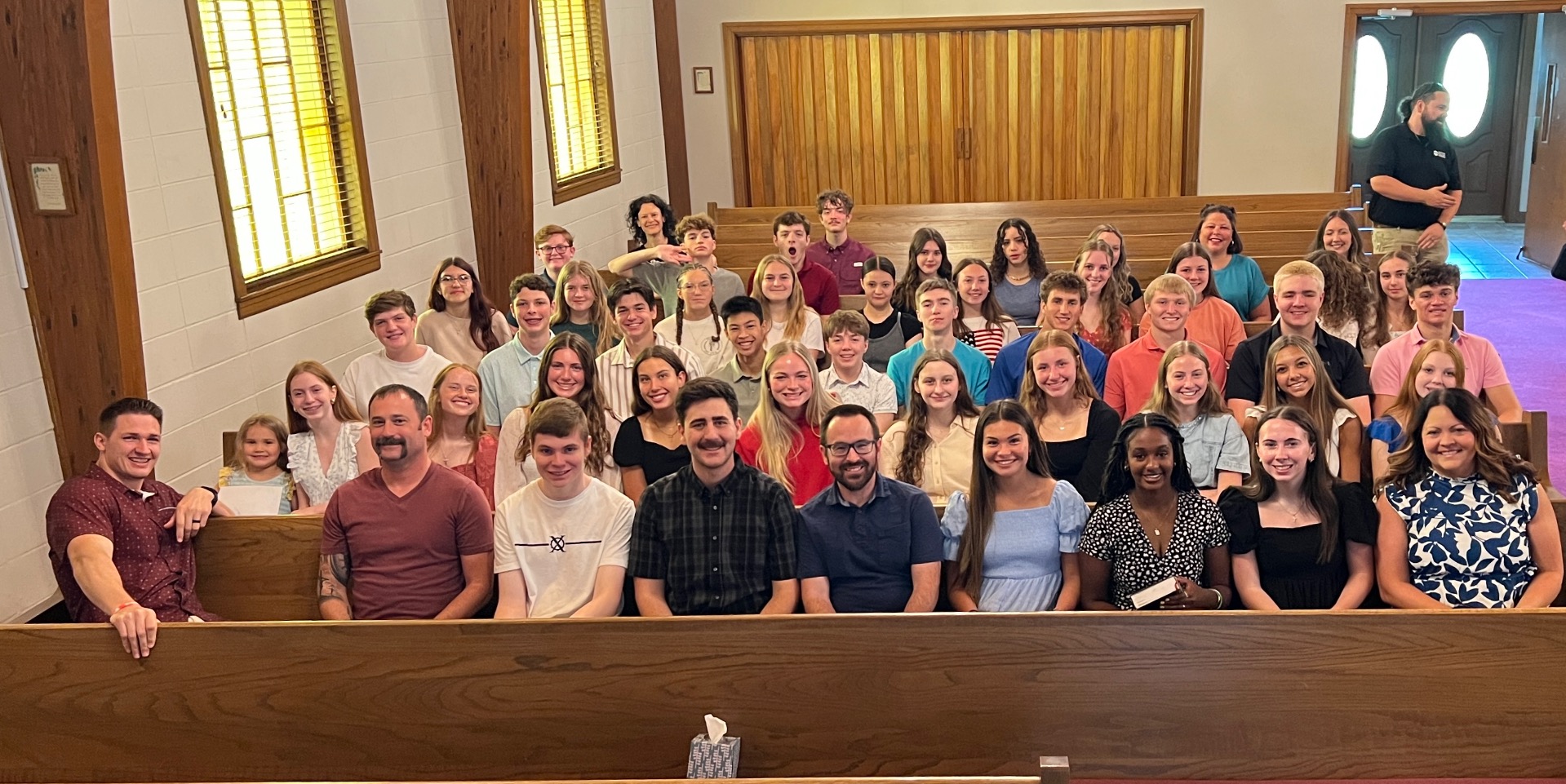 Church services at Melber Baptist Church