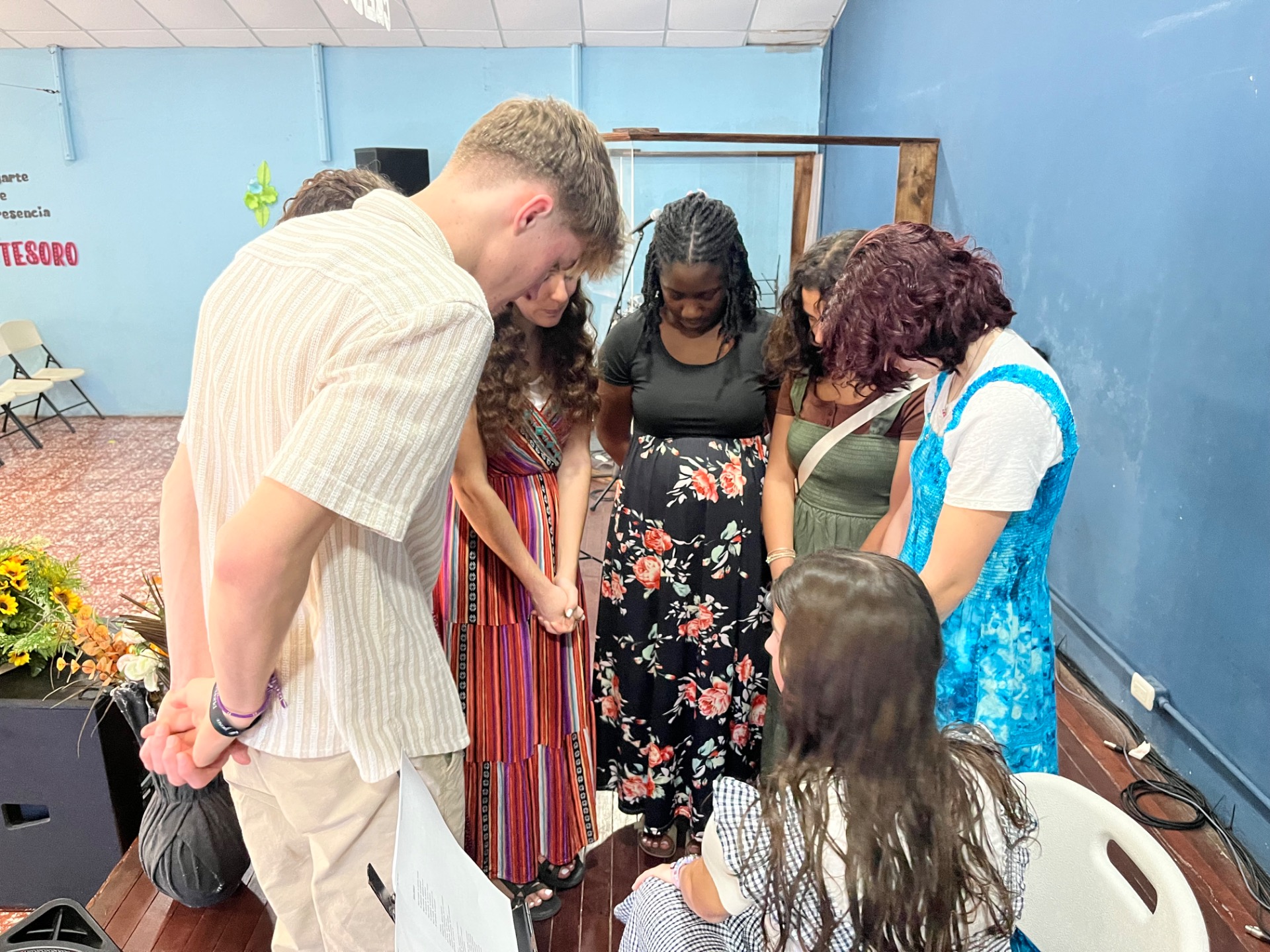 Getting ready for Sunday’s service