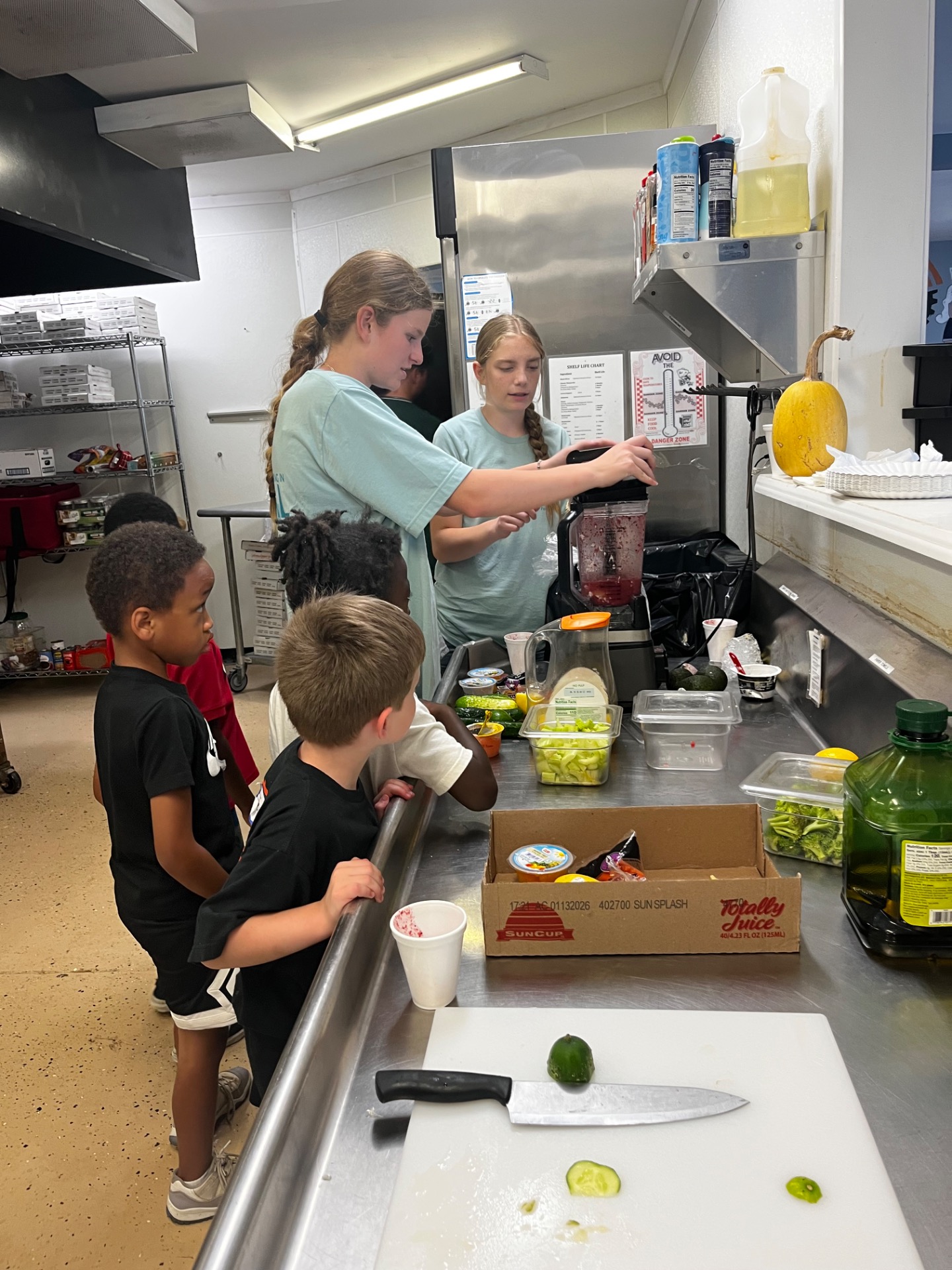 Teaching the kids healthy eating