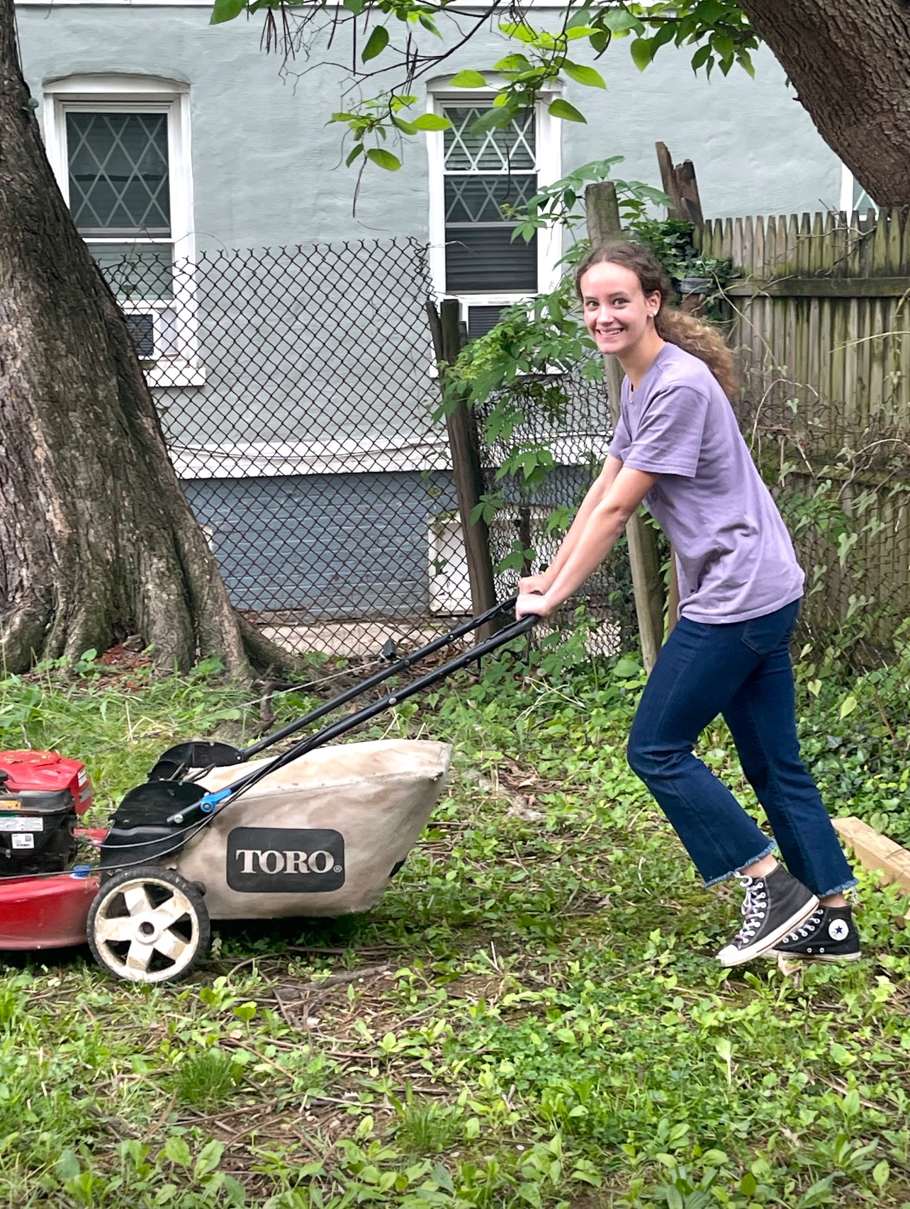 Mowing the Lawn!