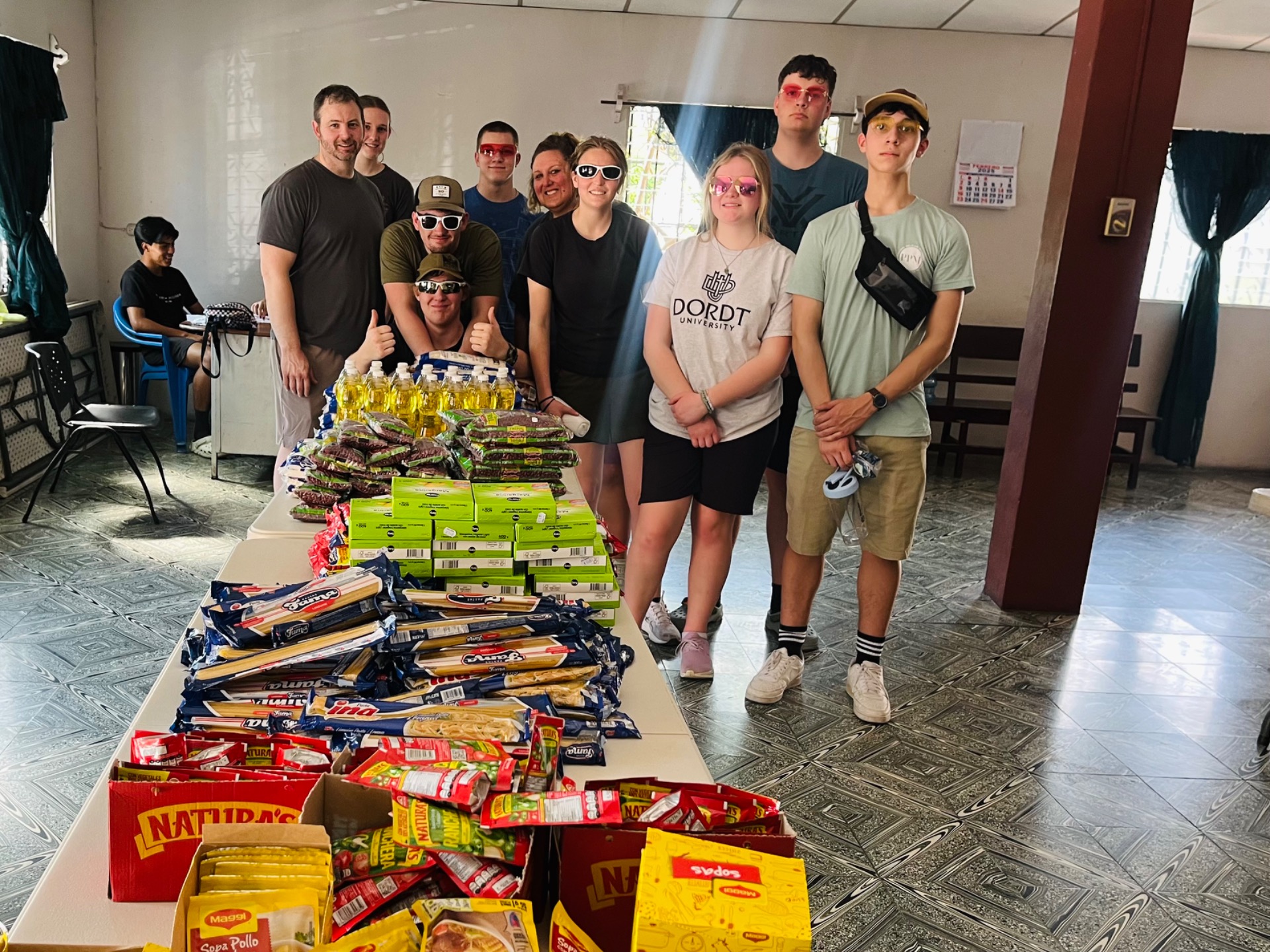 Getting Ready for Food Distribution!
