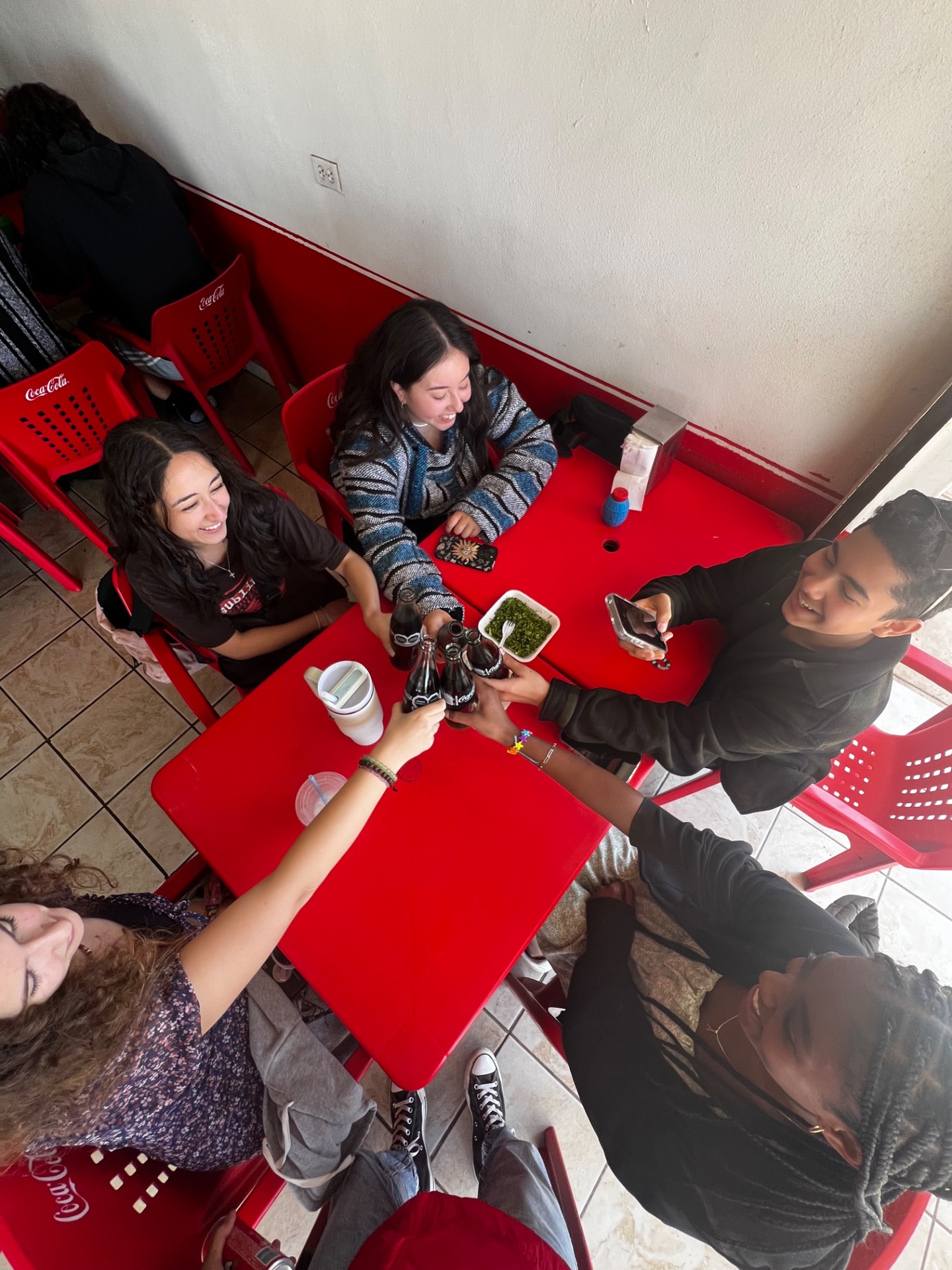 A toast for mission trips and quesatacos!