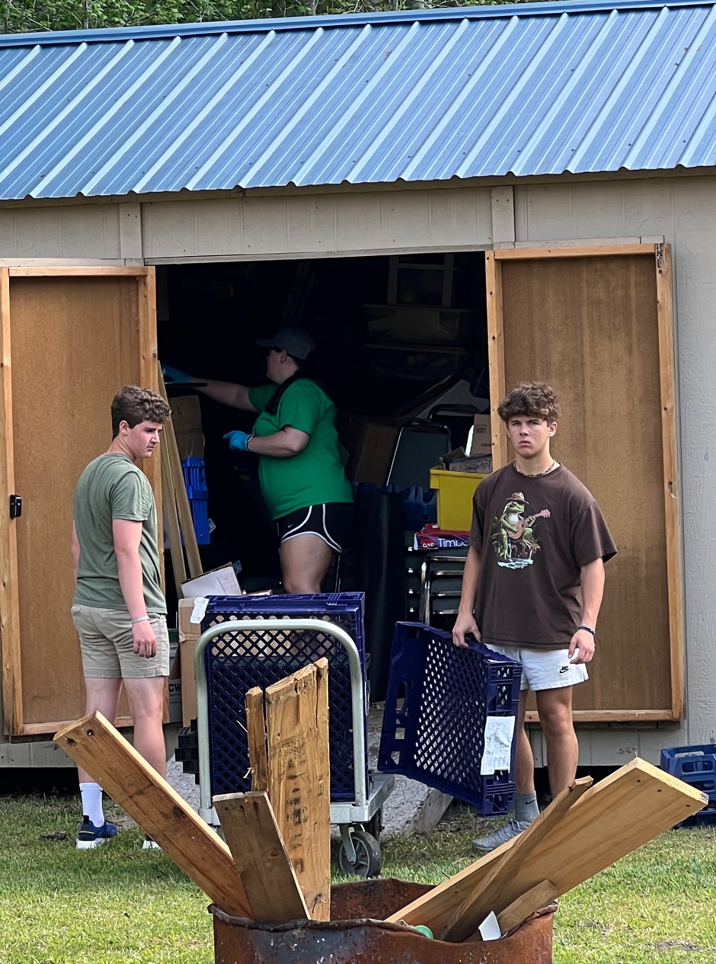Cleaning out the Shed