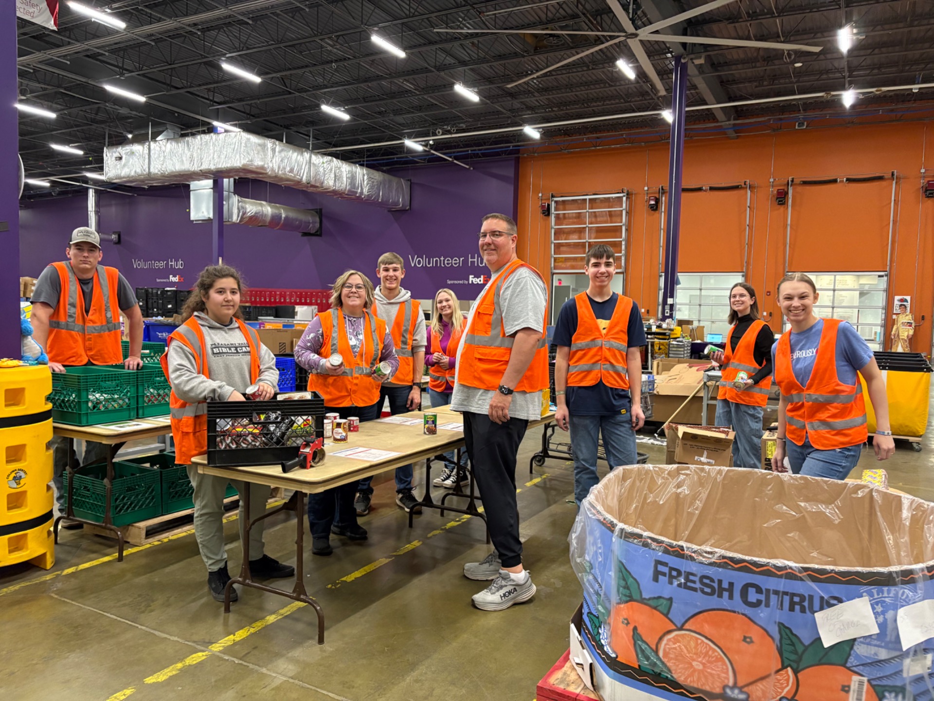 Day Two at Mid South Food Bank