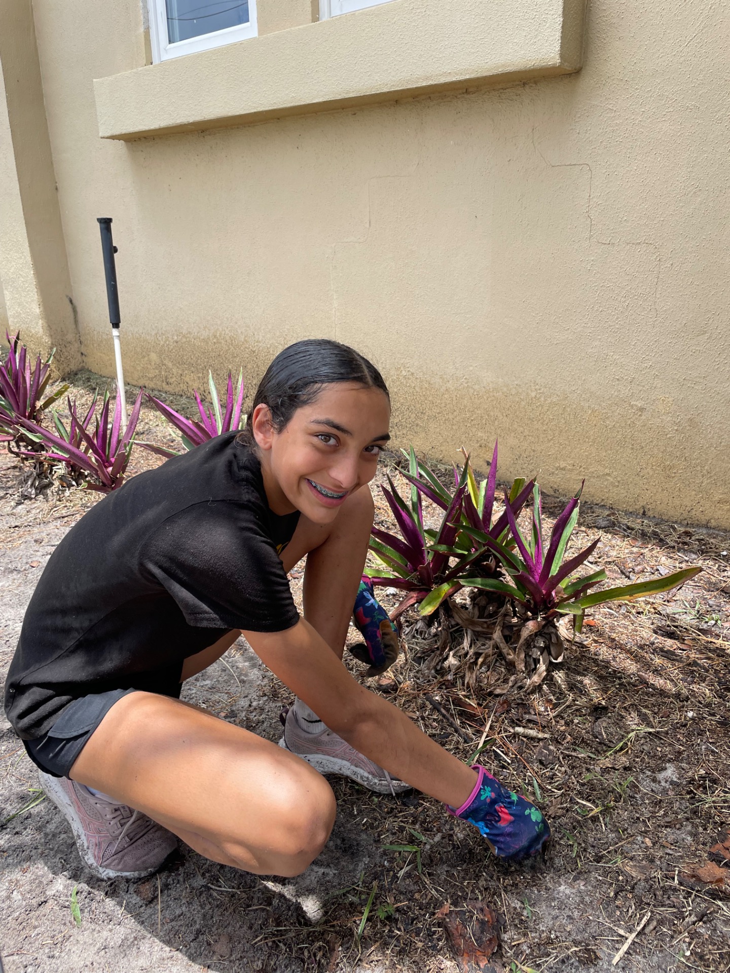 Pulling Weeds with a Smile