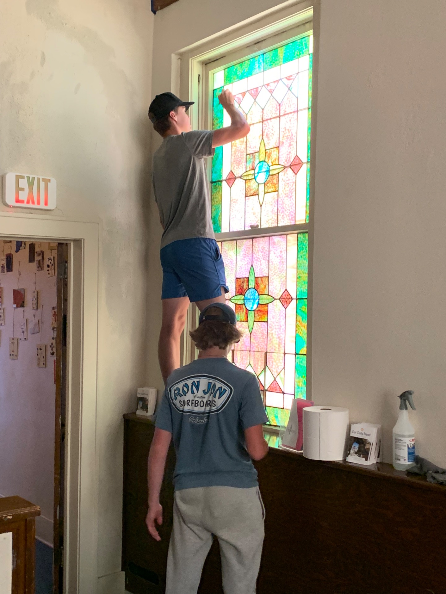 Squeaky Clean Stained Glass