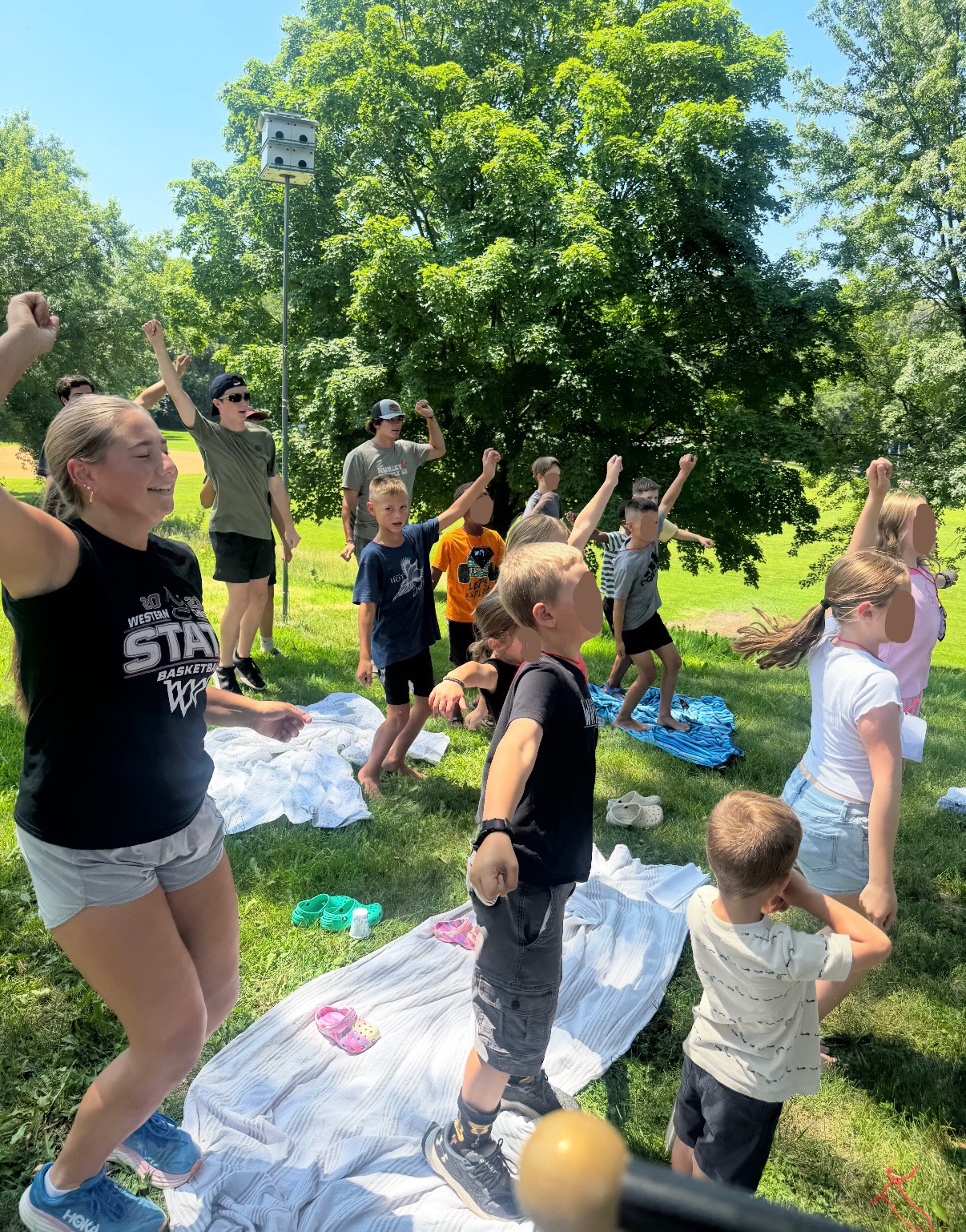 Dancing to VBS Songs!