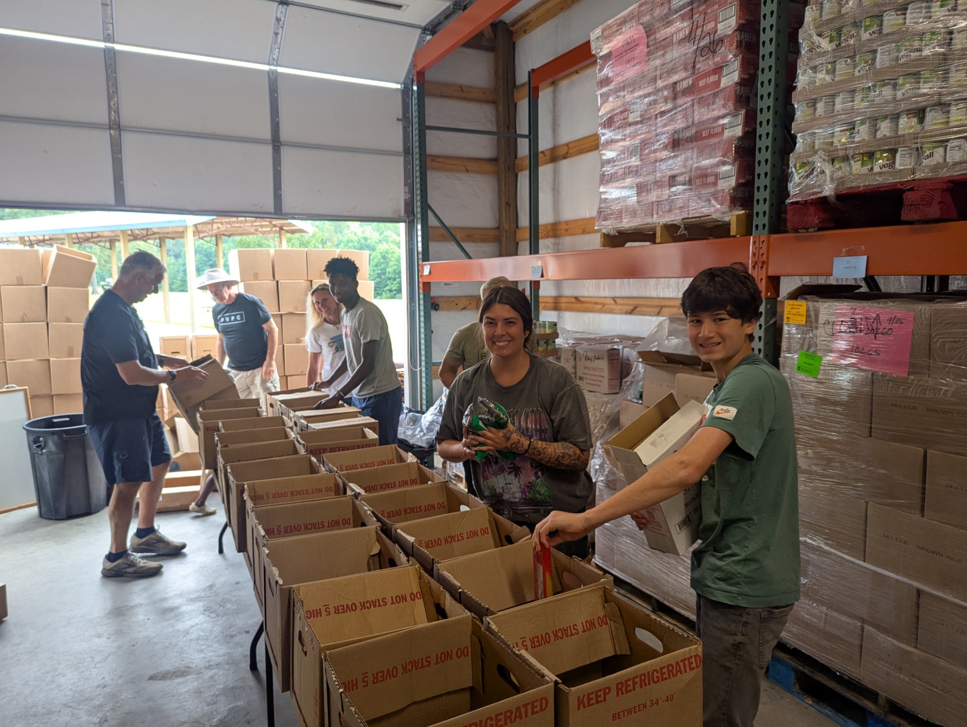 Packing Food