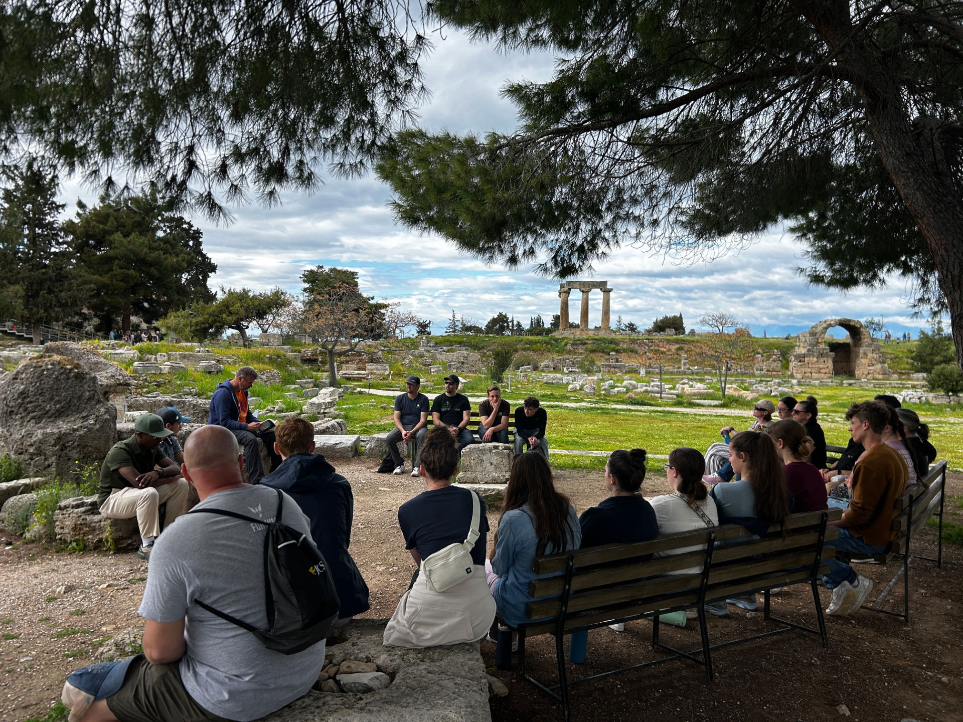 Learning about the Bema Seat in Ancient Corinth