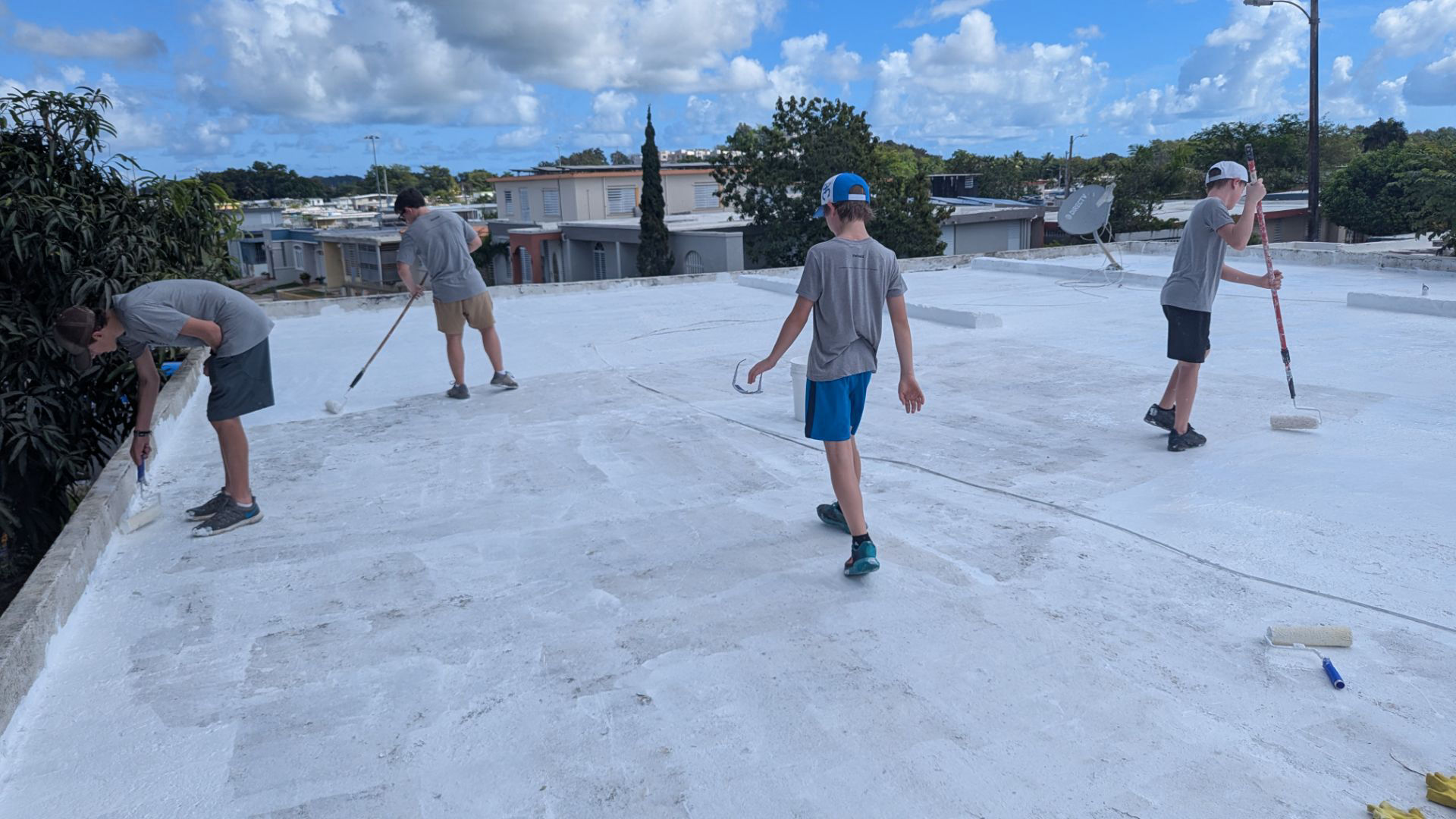 Finishing the Roof!