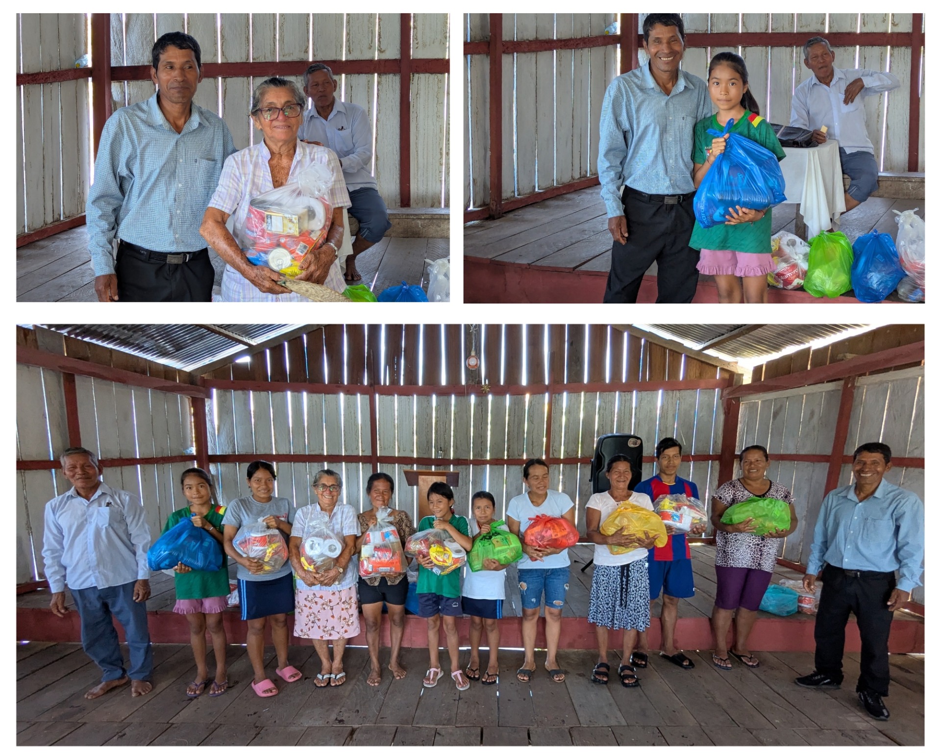 Hands of help in Villa maria village