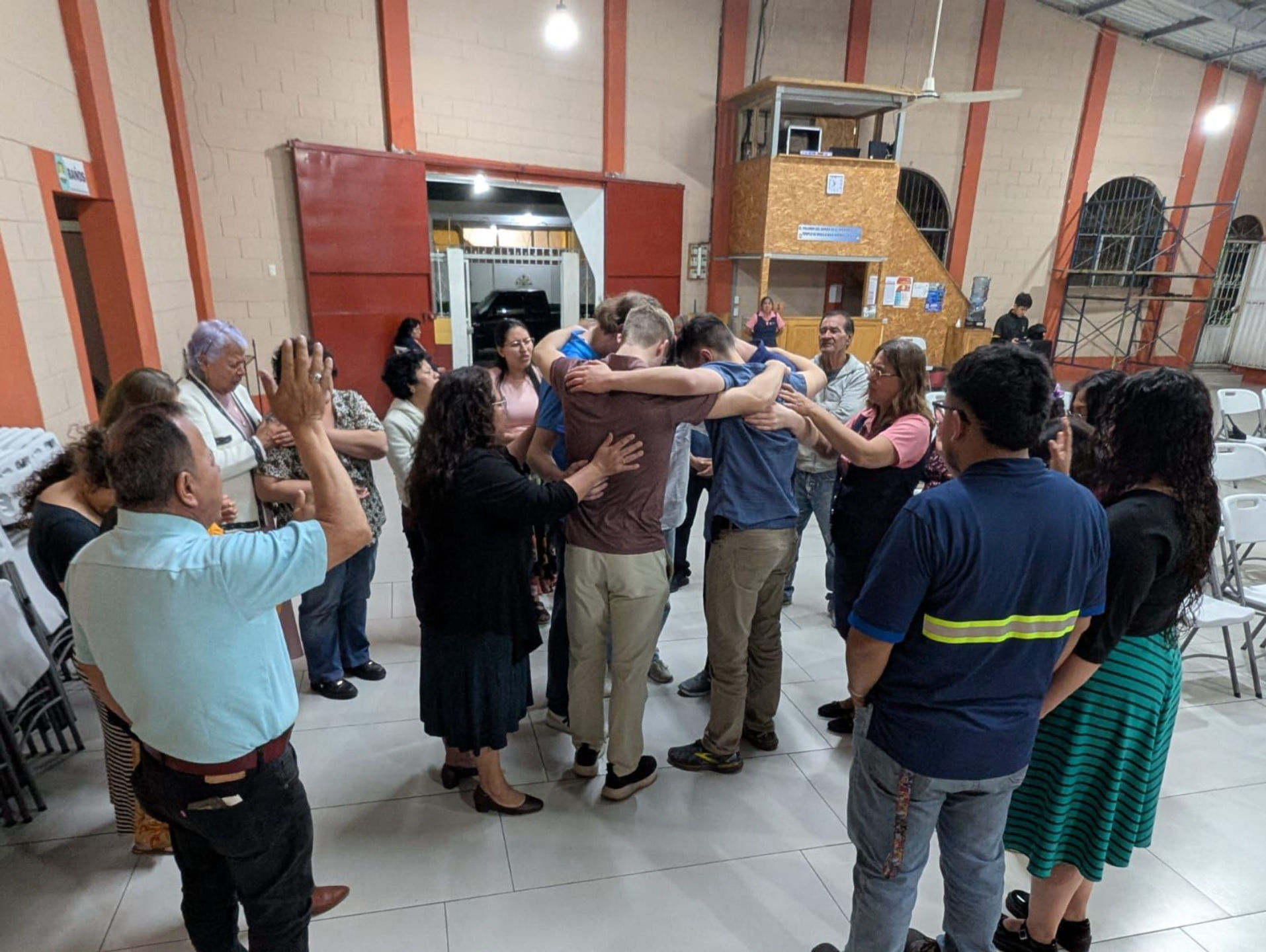 United in prayer 