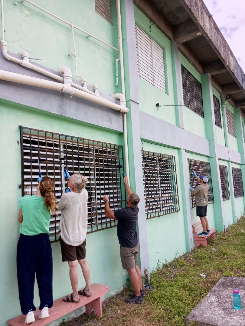 Last Day - School/Burglar Bars Painting