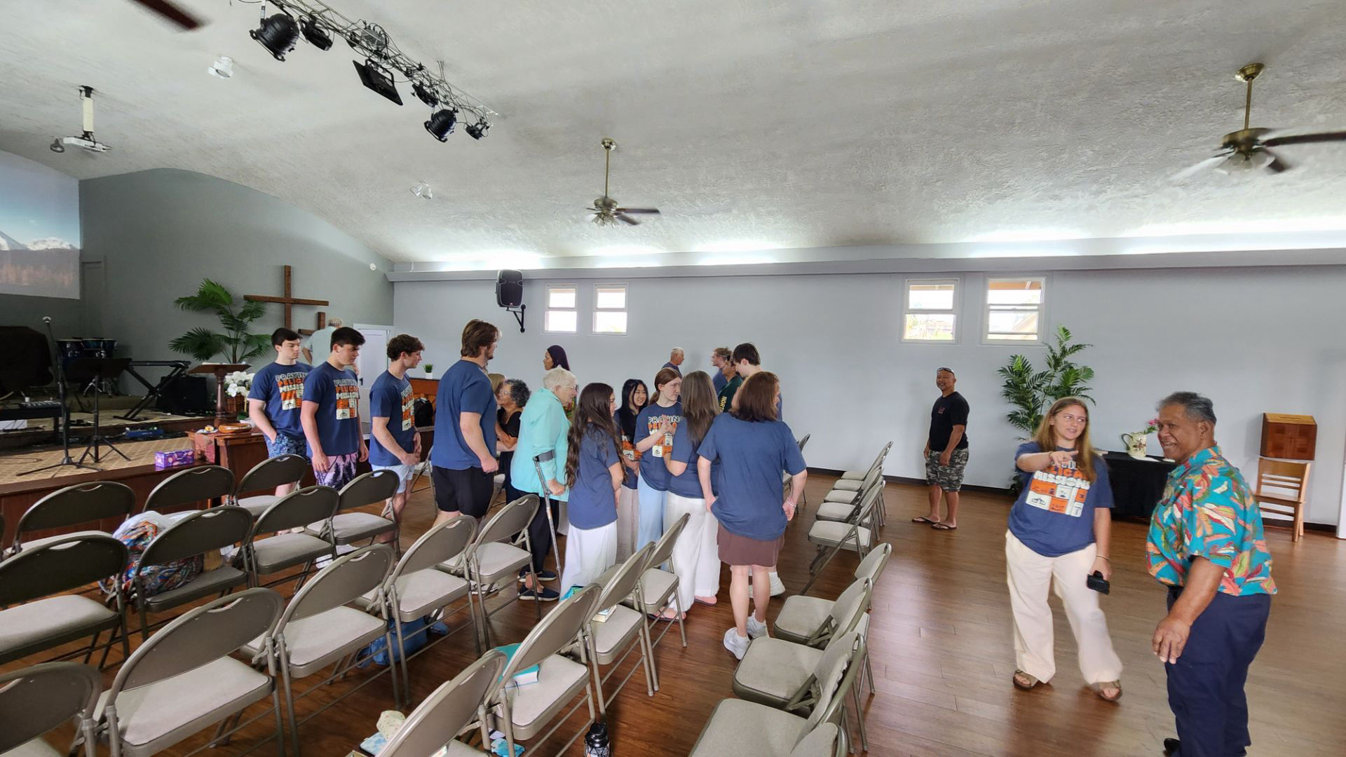 Greeting the Church