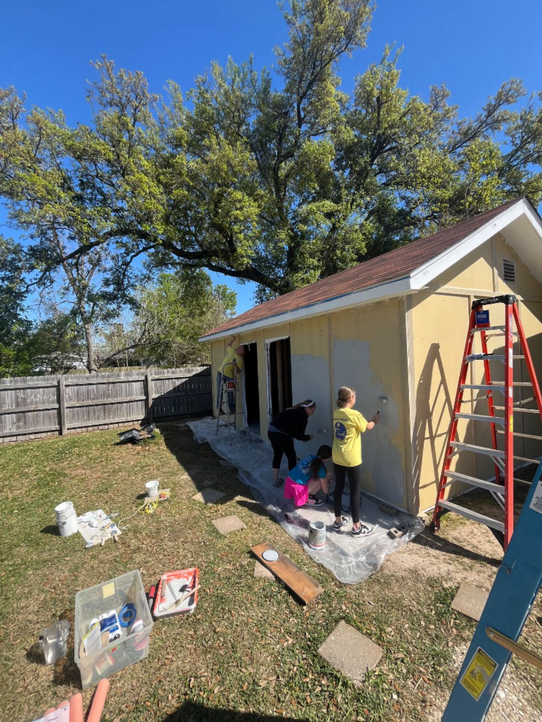 Desk Delivery/ Shower House Painting