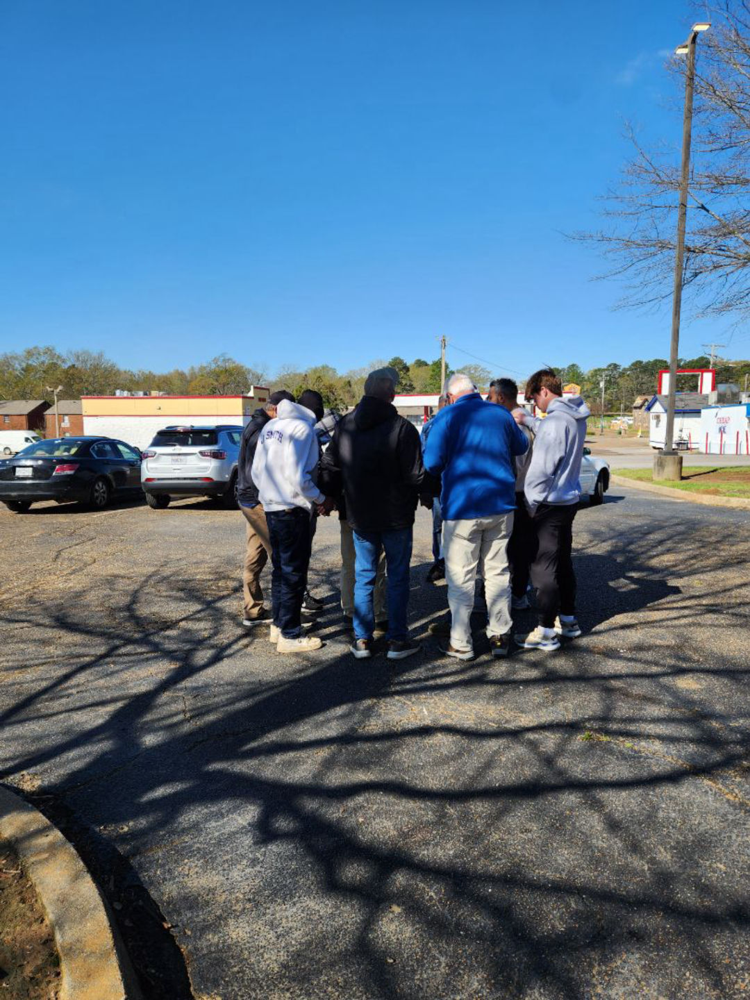 Praying with the community 
