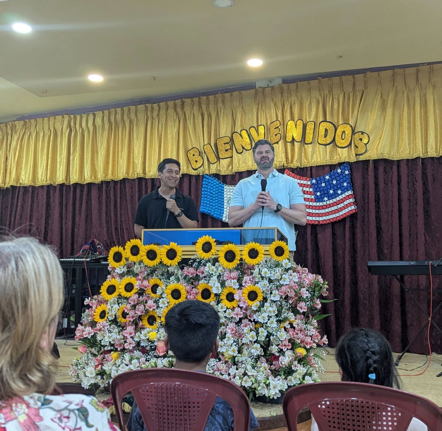 Preaching to the congregation 