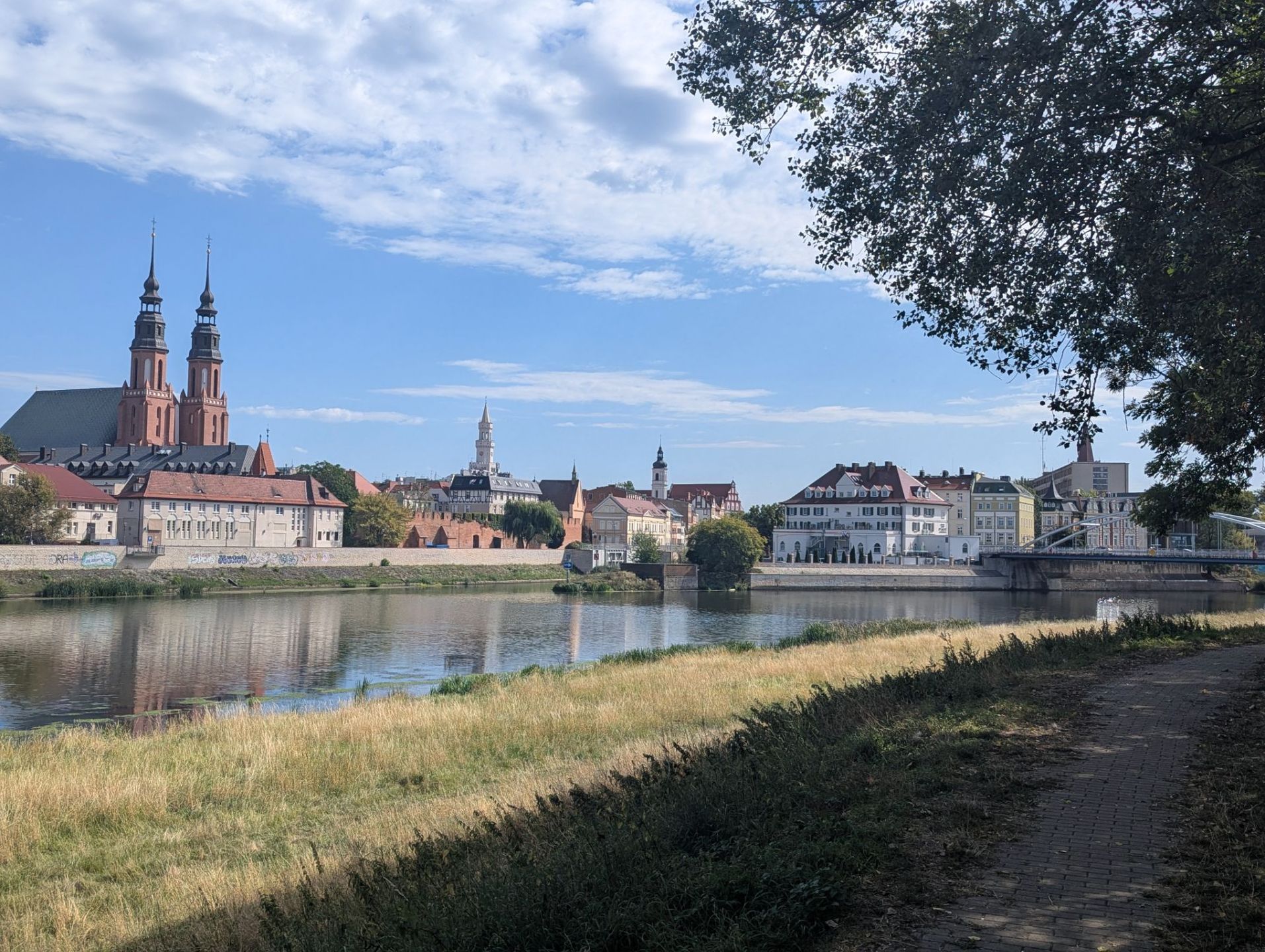 Skyline of Opole