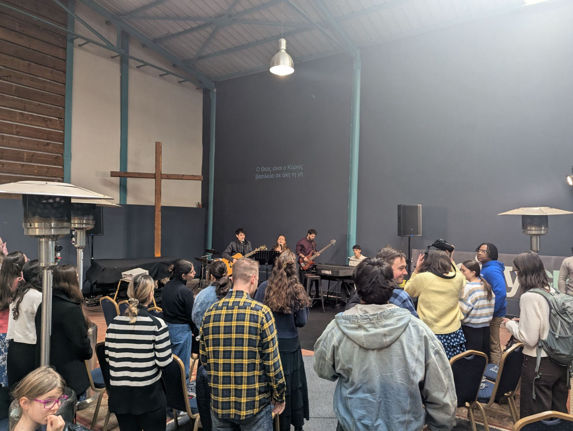 Worship in City Church Athens