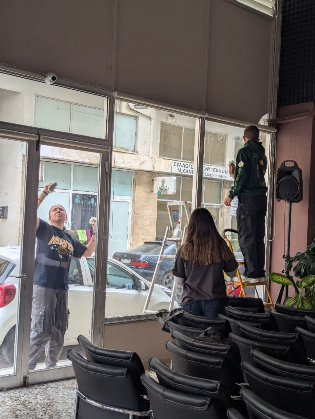 Clean Up at the Church