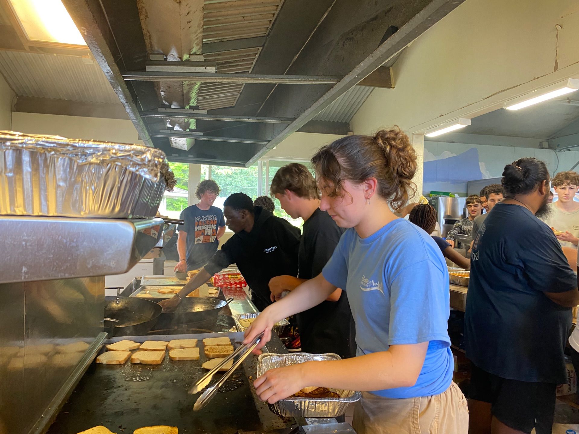 Lunch with High School Camp 