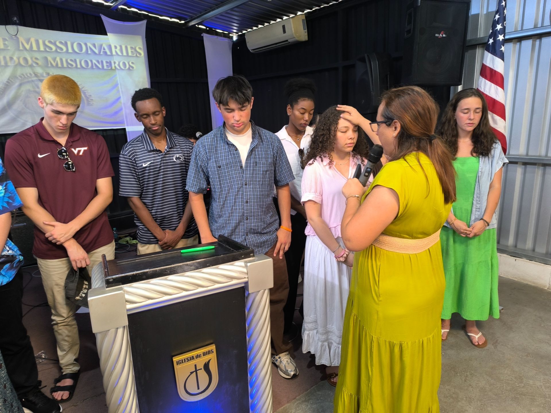 Pastor Monica Prayed for Us
