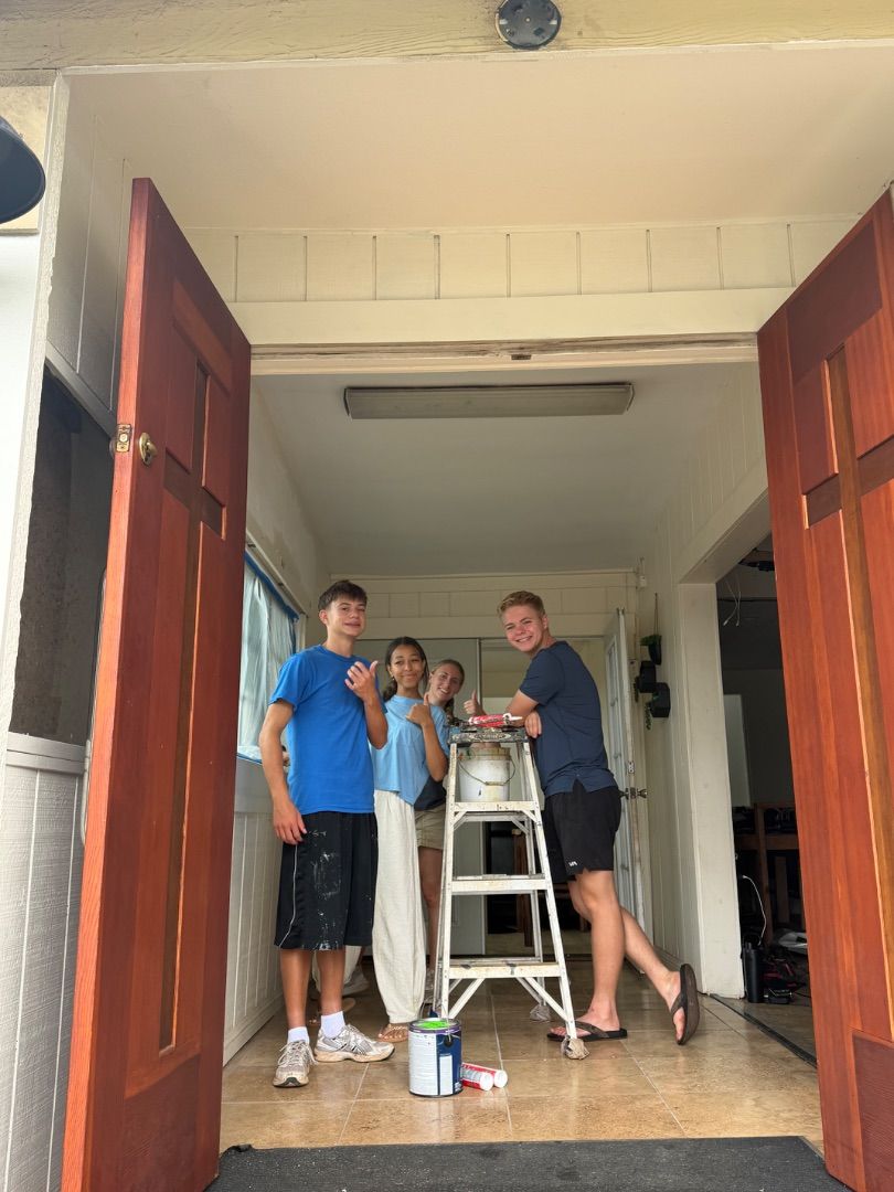 Painting at Kauai Baptist