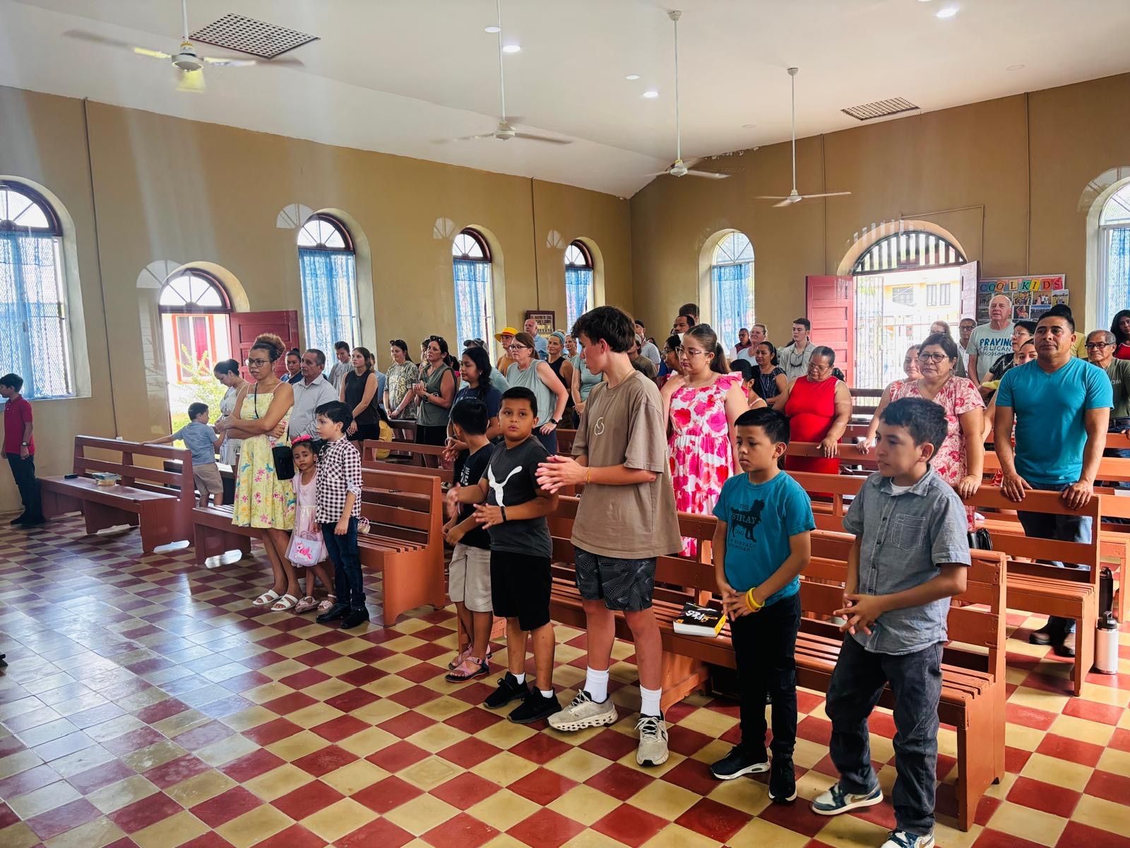 Sunday School service 
