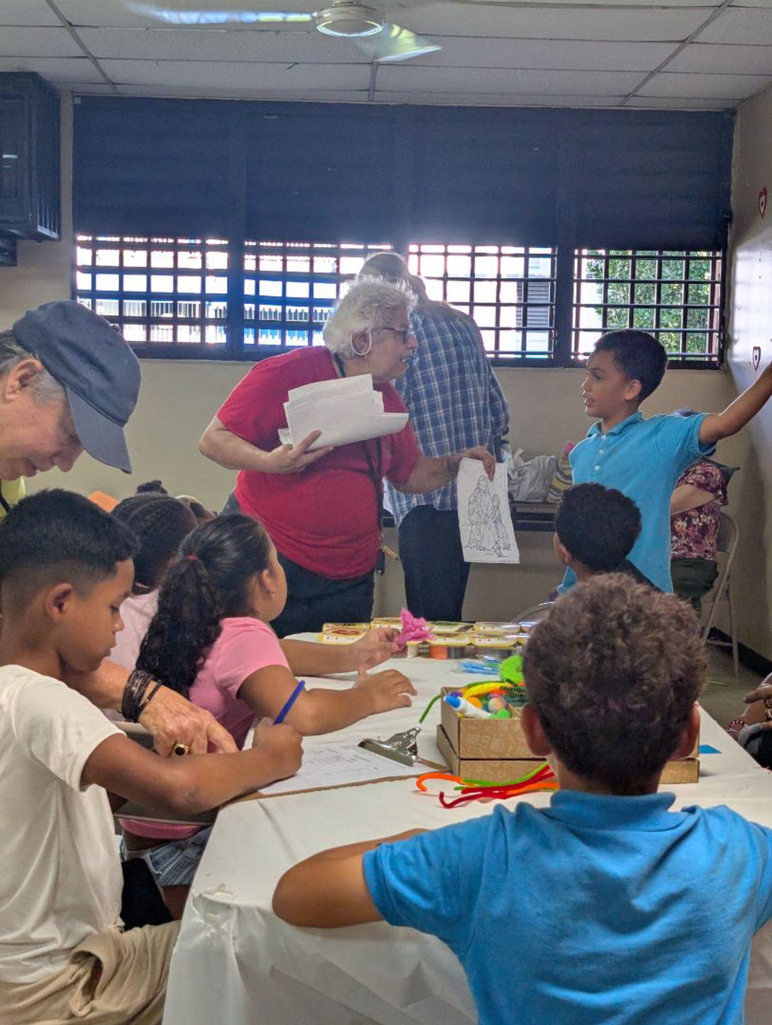 Jesus, welcomed the children