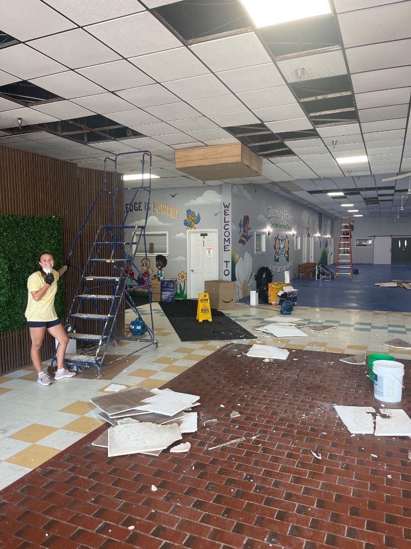 Ceiling Tile Takedown