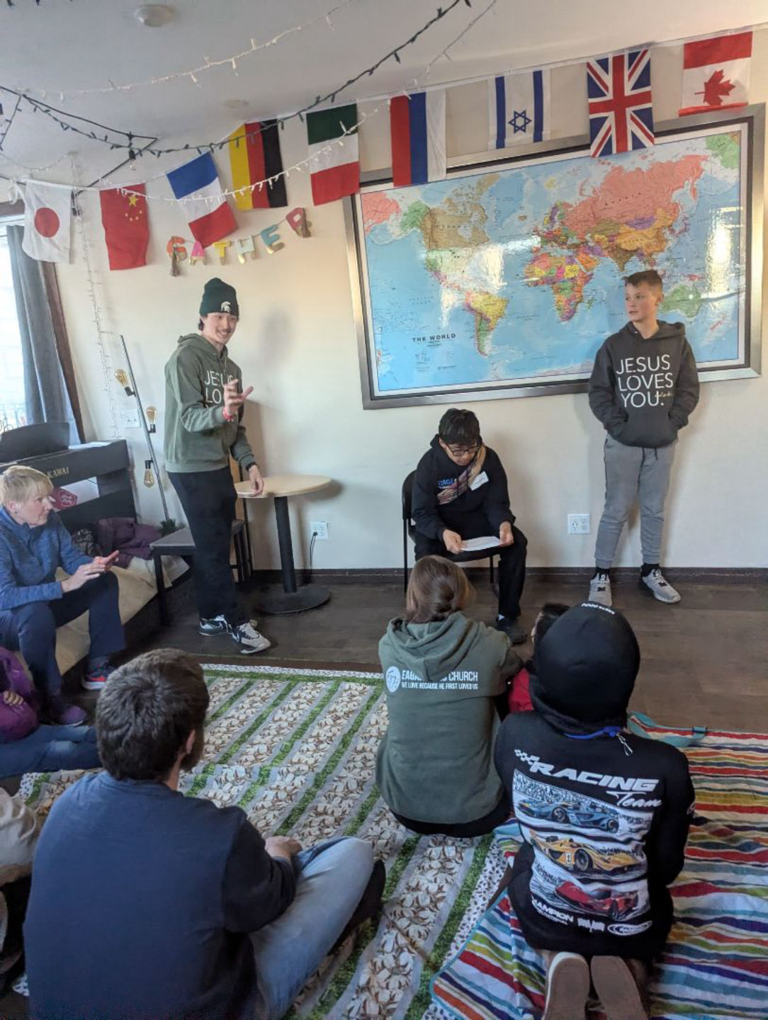 At the God Town headquarters site