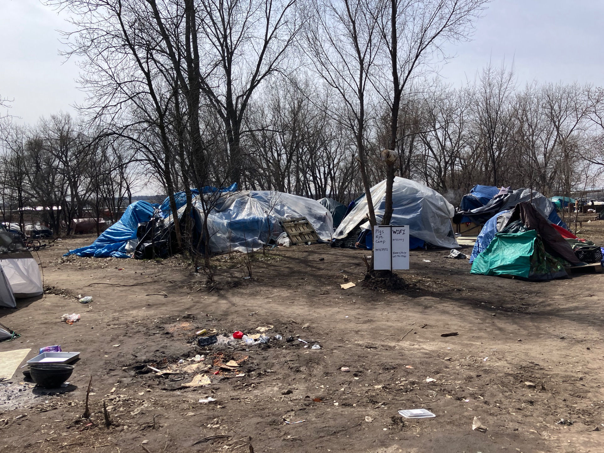 The St. Paul homeless camp